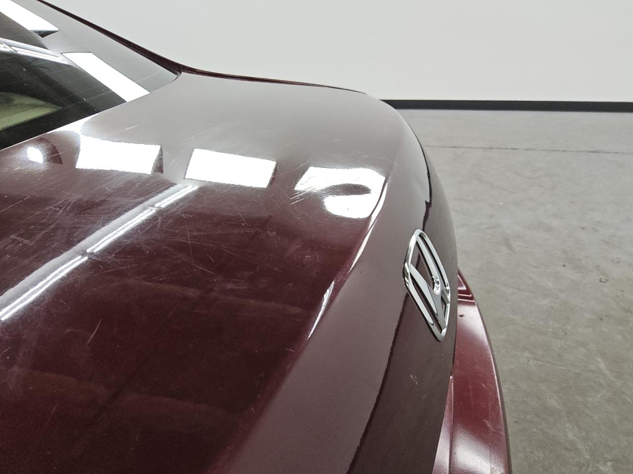 2008 Honda Accord Exl Burgundy vin: 1HGCP36818A036276 Damage: Deck Lid, Dent(S) W/ Paint Dmg, 1 To 2 Inches