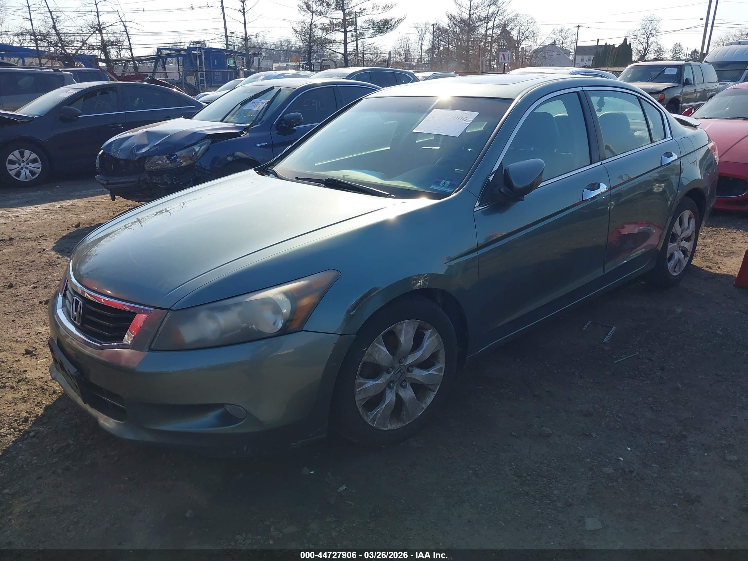 2008 Honda Accord 3.5 Ex-l Green vin: 1HGCP36818A039890