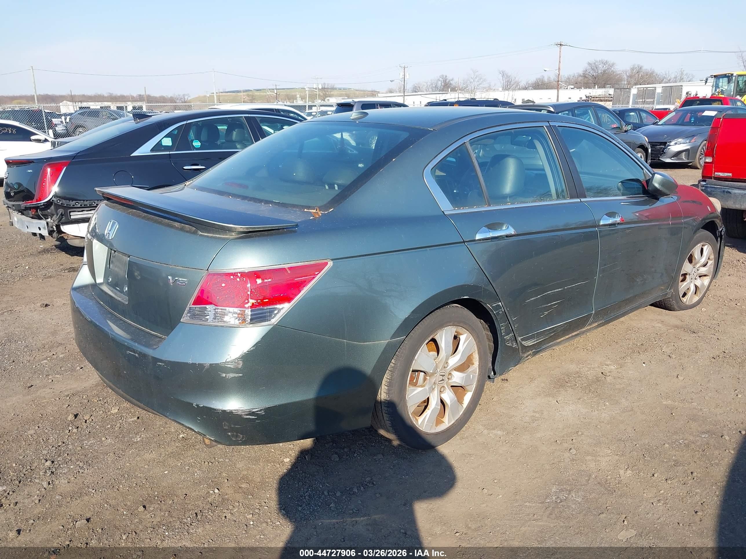 2008 Honda Accord 3.5 Ex-l Green vin: 1HGCP36818A039890
