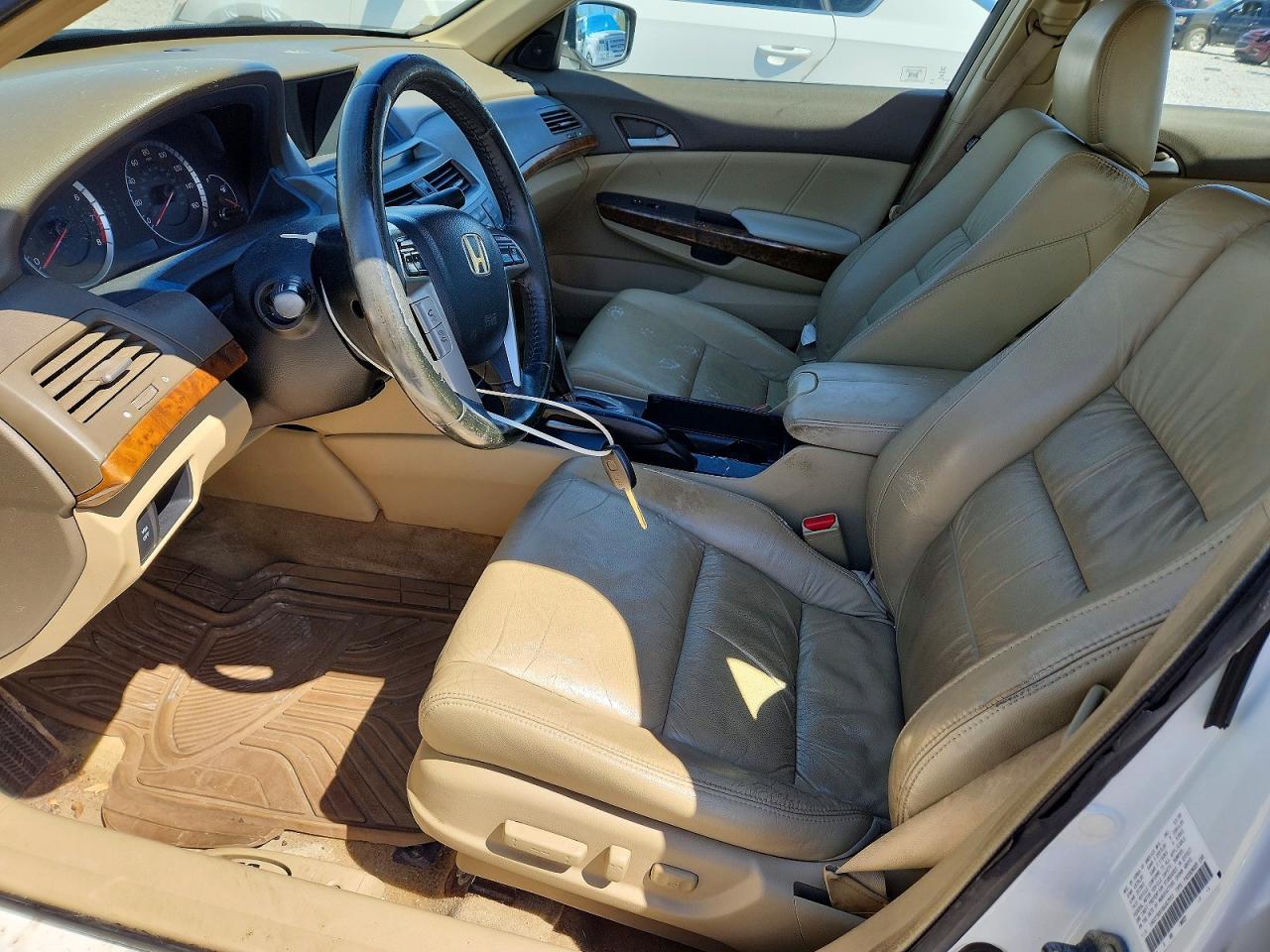 2008 Honda Accord Exl White vin: 1HGCP36818A047553