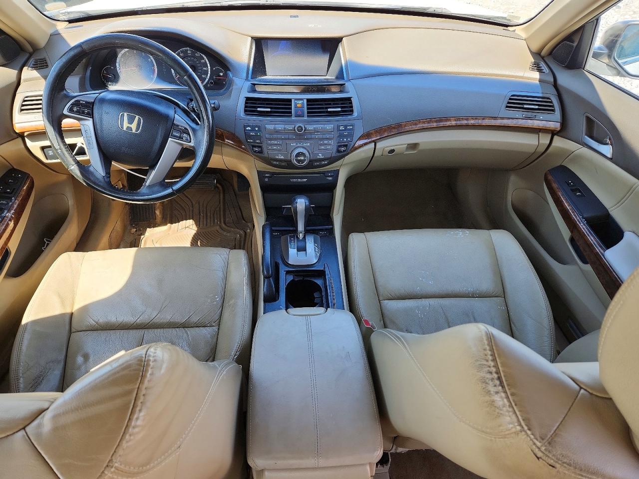 2008 Honda Accord Exl White vin: 1HGCP36818A047553