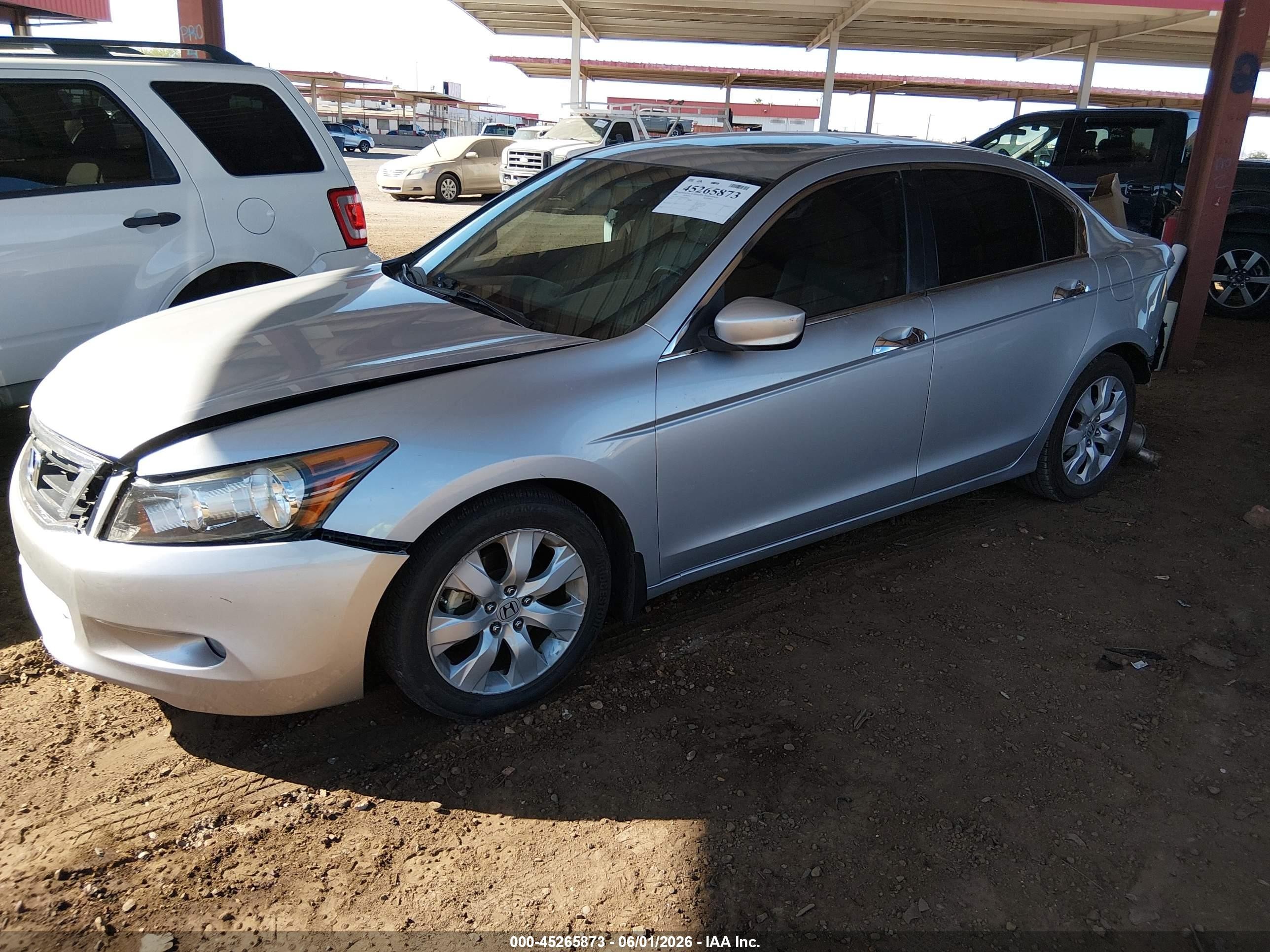 2008 Honda Accord 3.5 Ex-l Silver vin: 1HGCP36818A048959