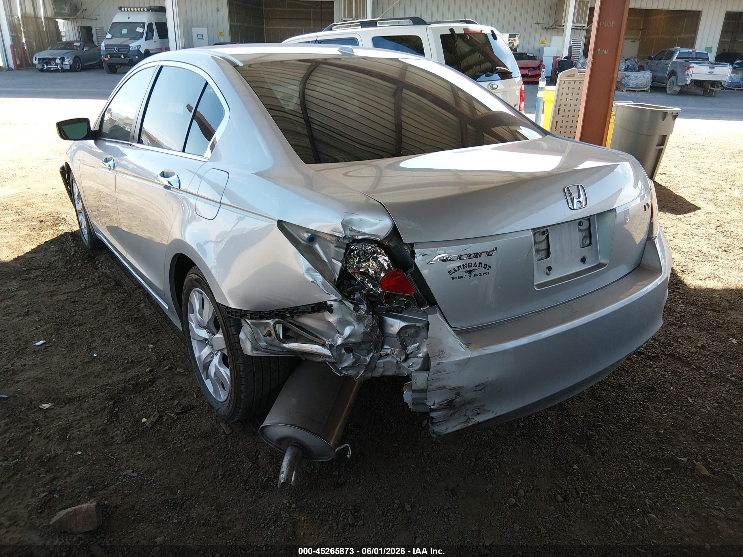 2008 Honda Accord 3.5 Ex-l Silver vin: 1HGCP36818A048959