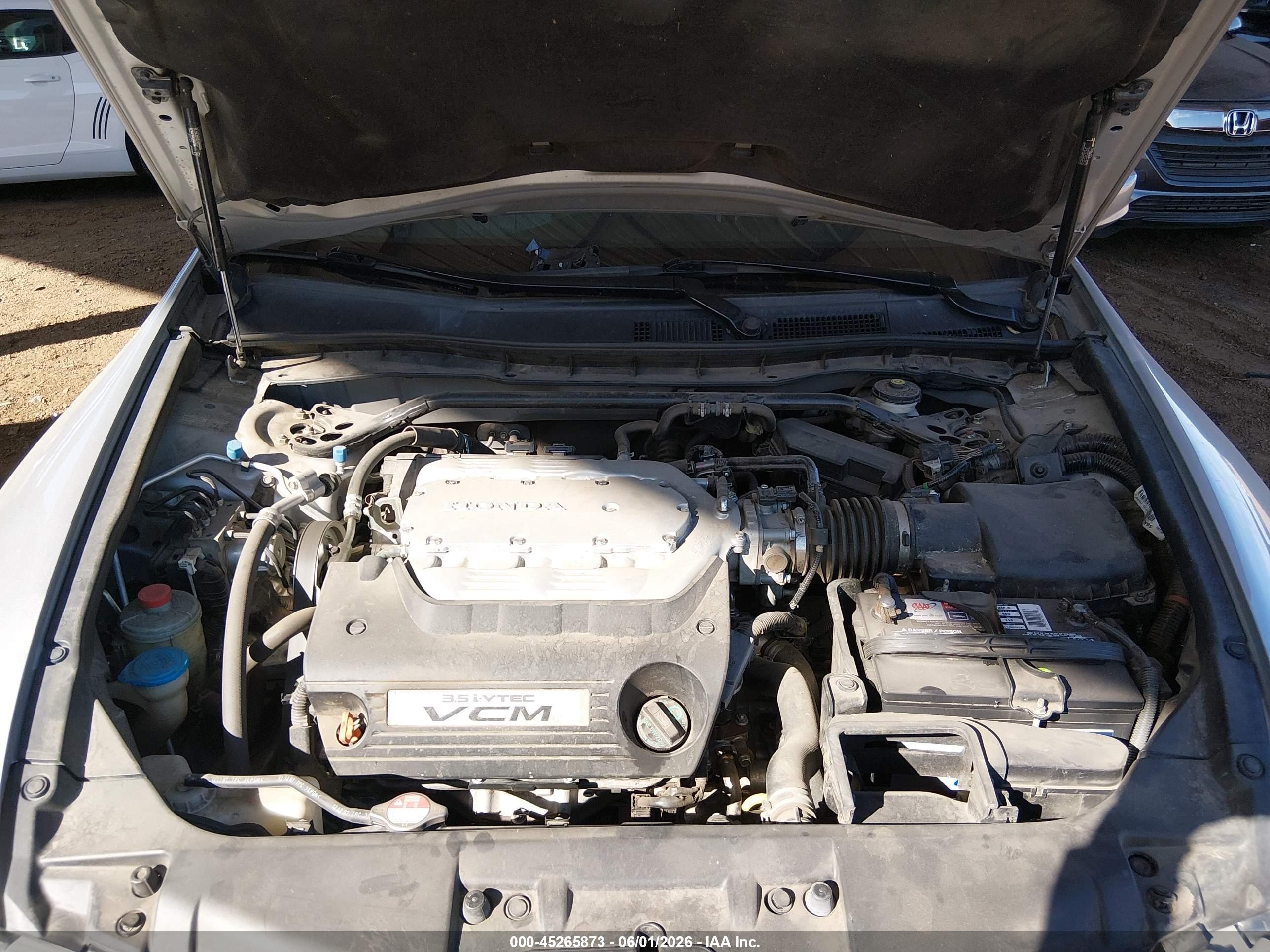 2008 Honda Accord 3.5 Ex-l Silver vin: 1HGCP36818A048959