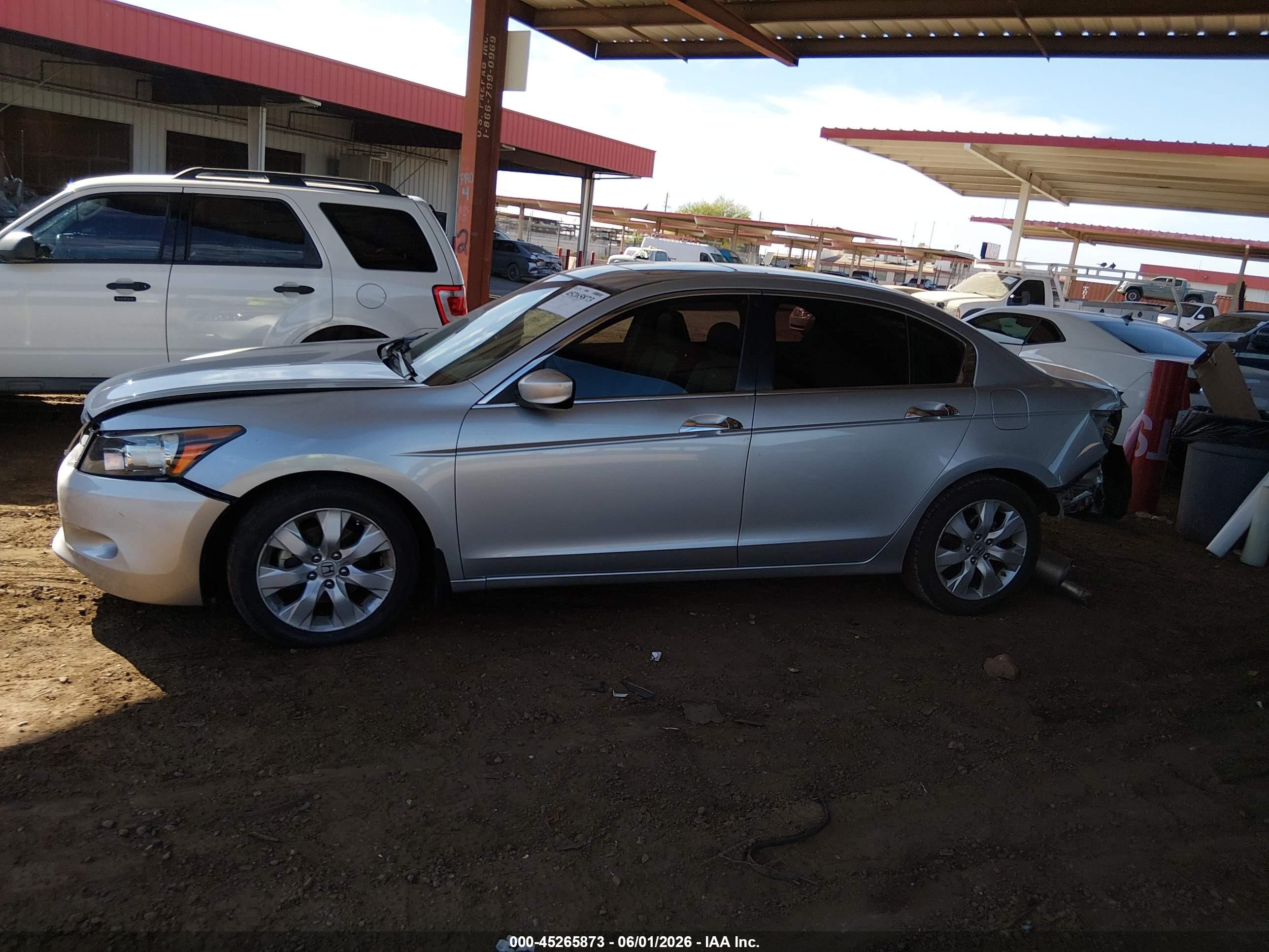 2008 Honda Accord 3.5 Ex-l Silver vin: 1HGCP36818A048959