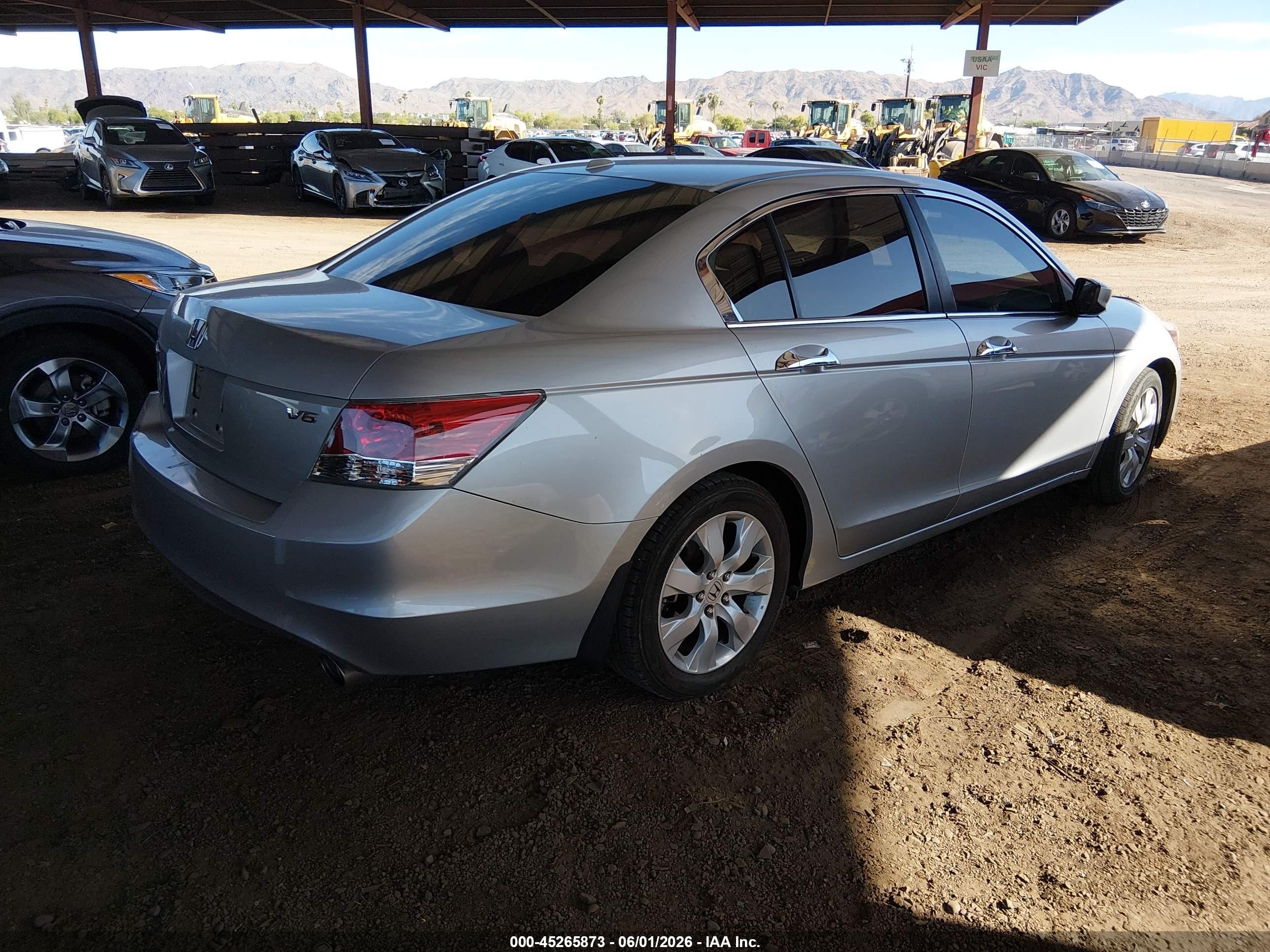 2008 Honda Accord 3.5 Ex-l Silver vin: 1HGCP36818A048959
