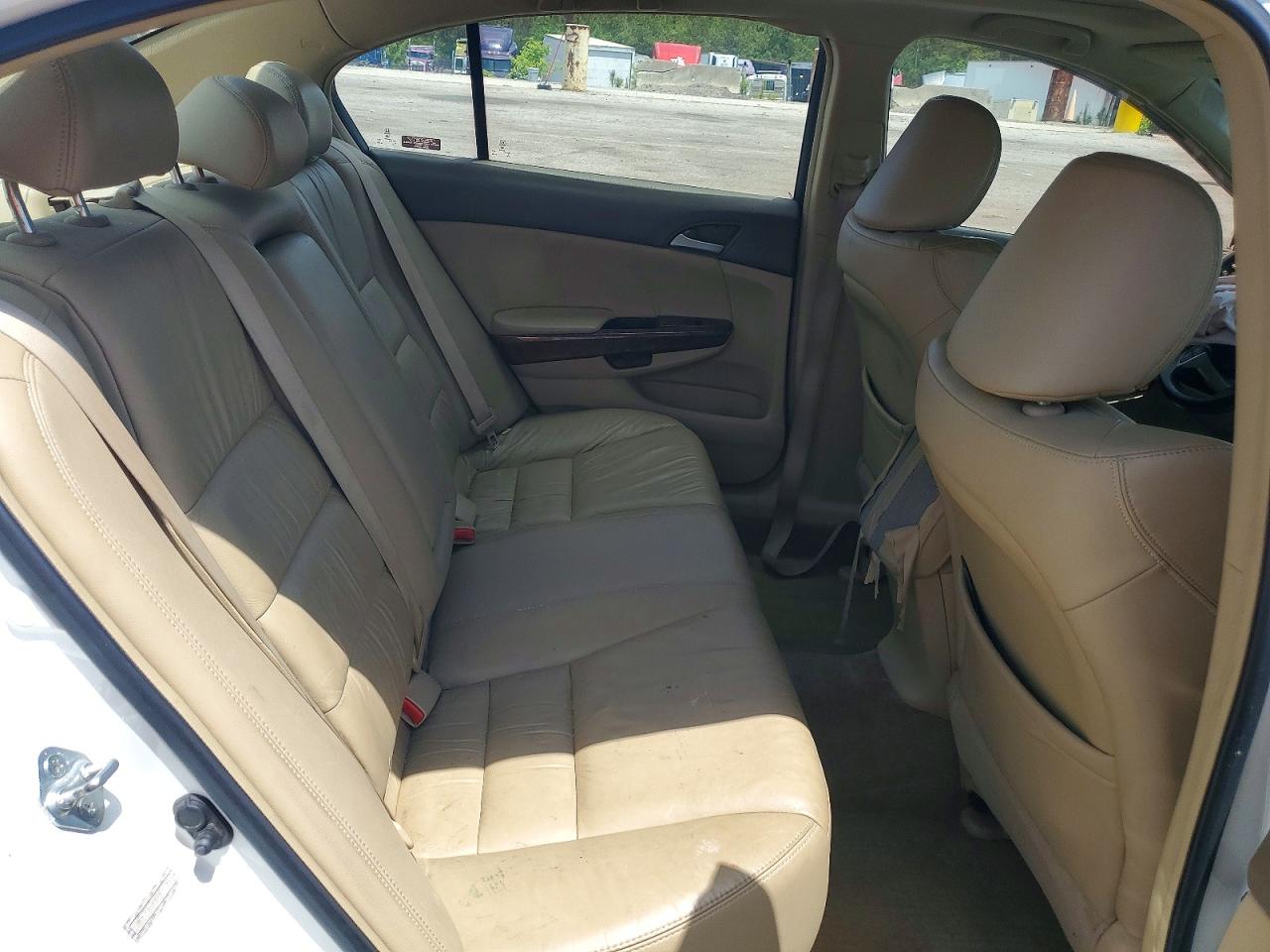 2008 Honda Accord Exl White vin: 1HGCP36818A051327