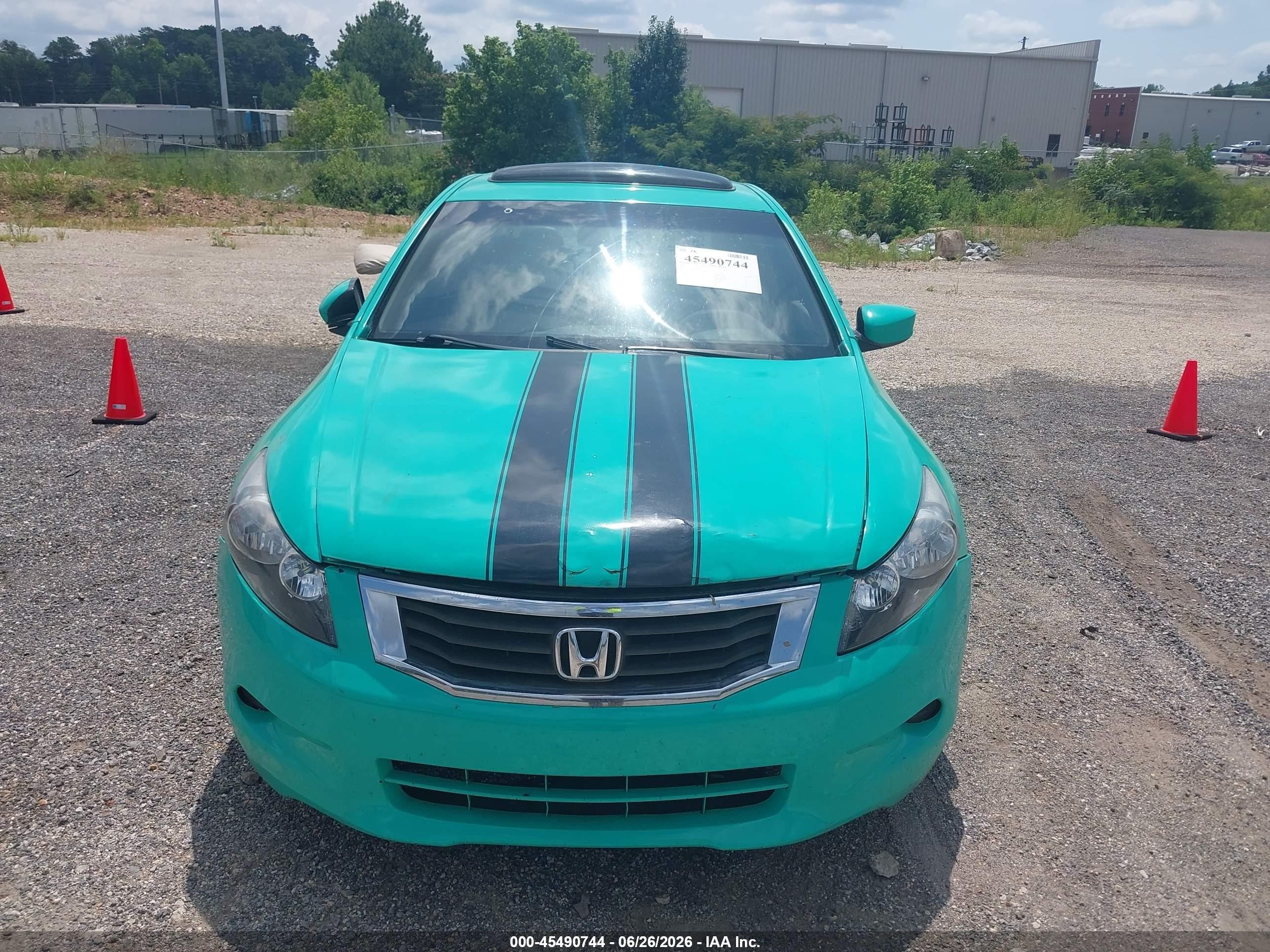 2008 Honda Accord 3.5 Ex-l Turquoise vin: 1HGCP36818A055815
