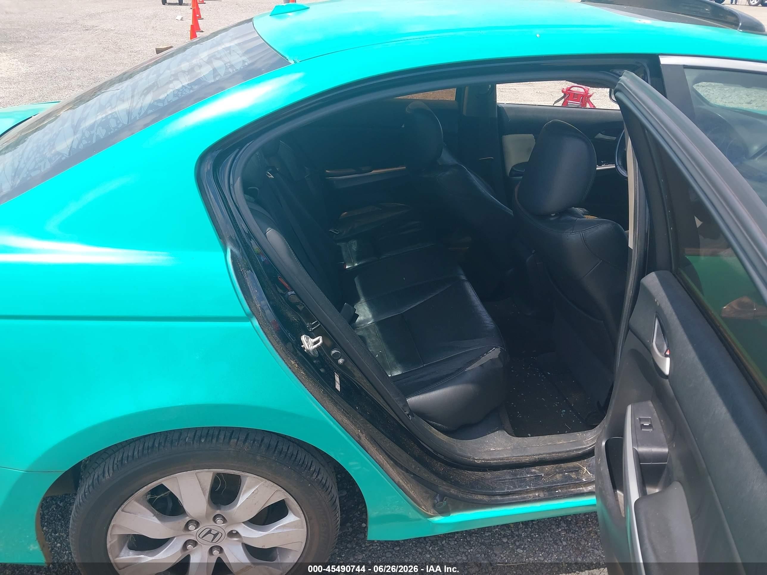 2008 Honda Accord 3.5 Ex-l Turquoise vin: 1HGCP36818A055815