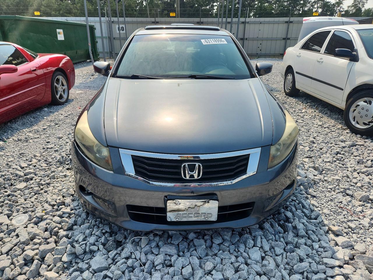 2008 Honda Accord Exl Silver vin: 1HGCP36818A058892