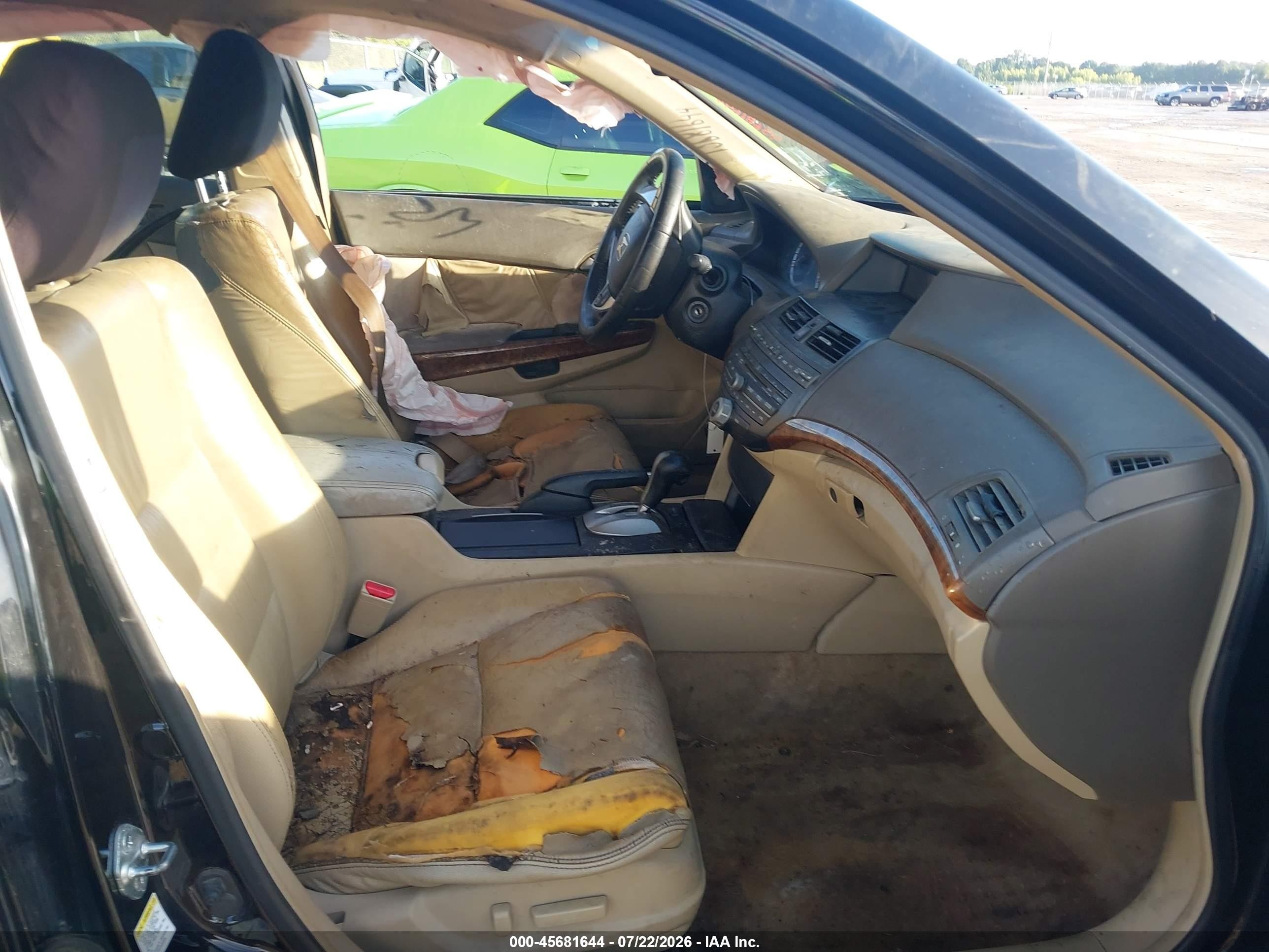 2008 Honda Accord 3.5 Ex-l Black vin: 1HGCP36818A059203