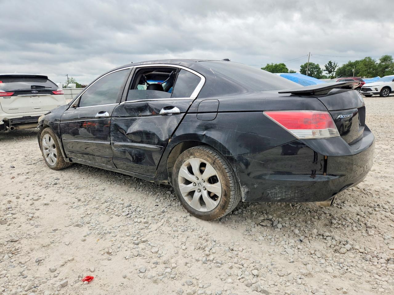2008 Honda Accord Exl Black vin: 1HGCP36818A062084