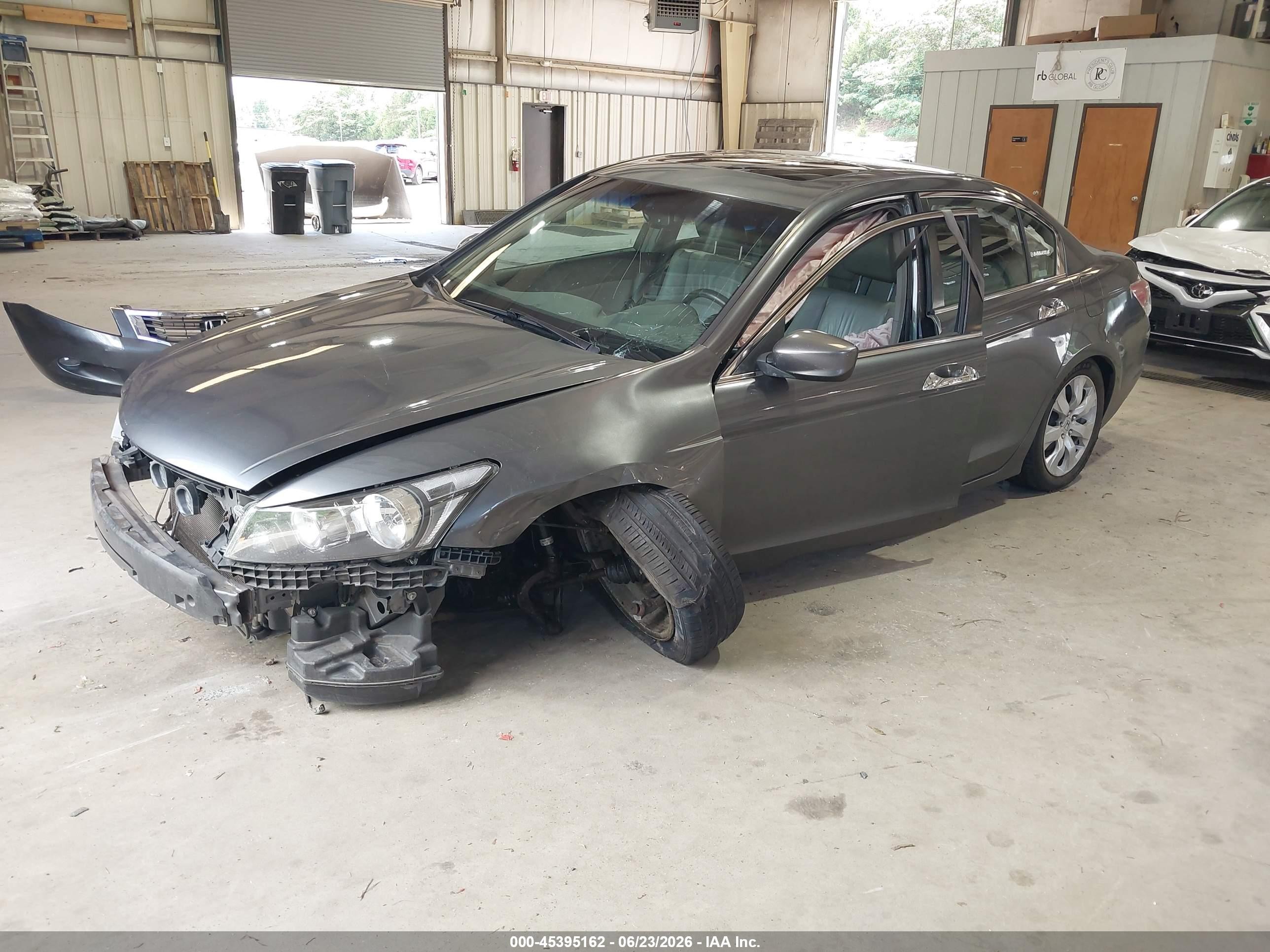 2008 Honda Accord 3.5 Ex-l Серый vin: 1HGCP36818A064692