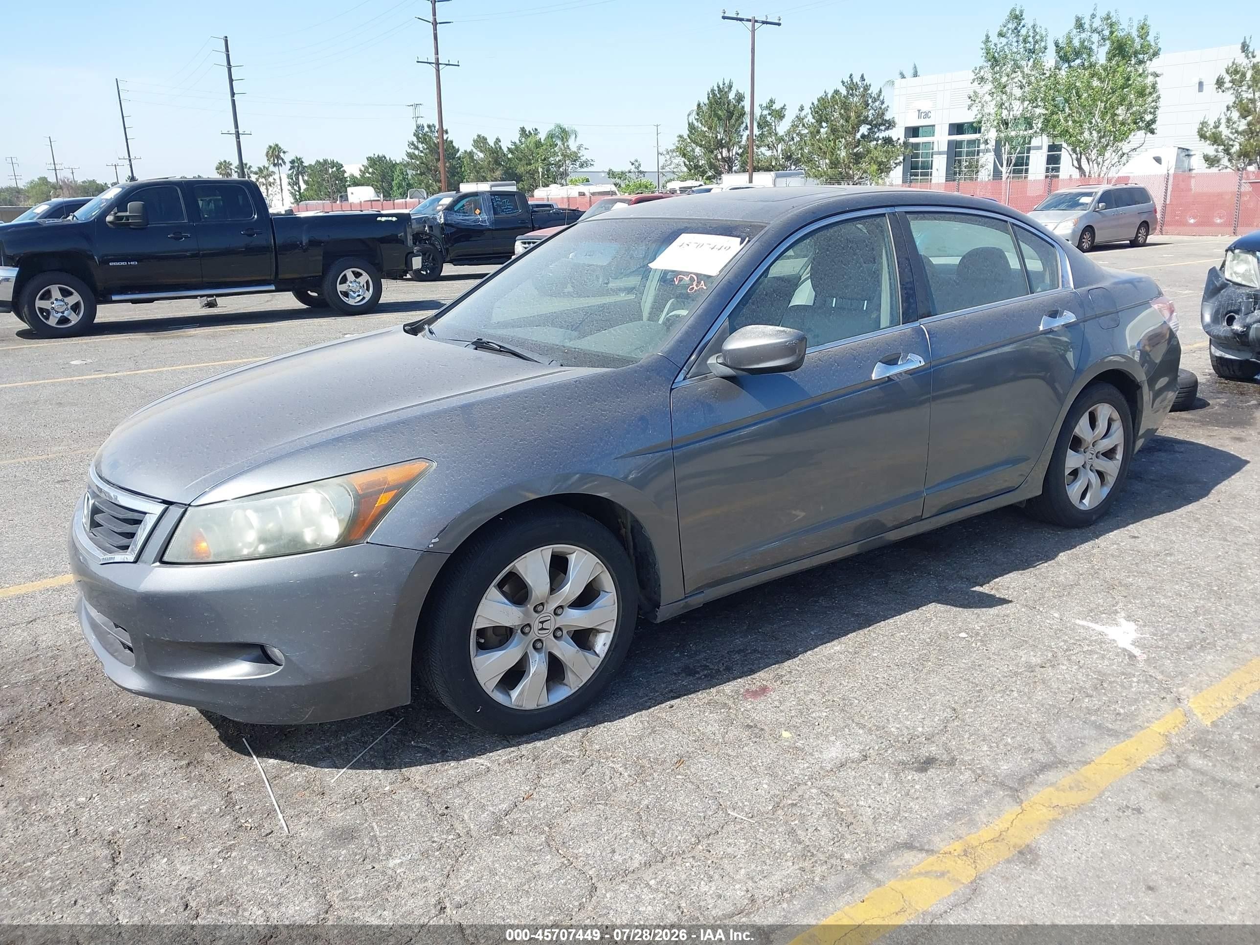 2008 Honda Accord 3.5 Ex-l Gray vin: 1HGCP36818A071724