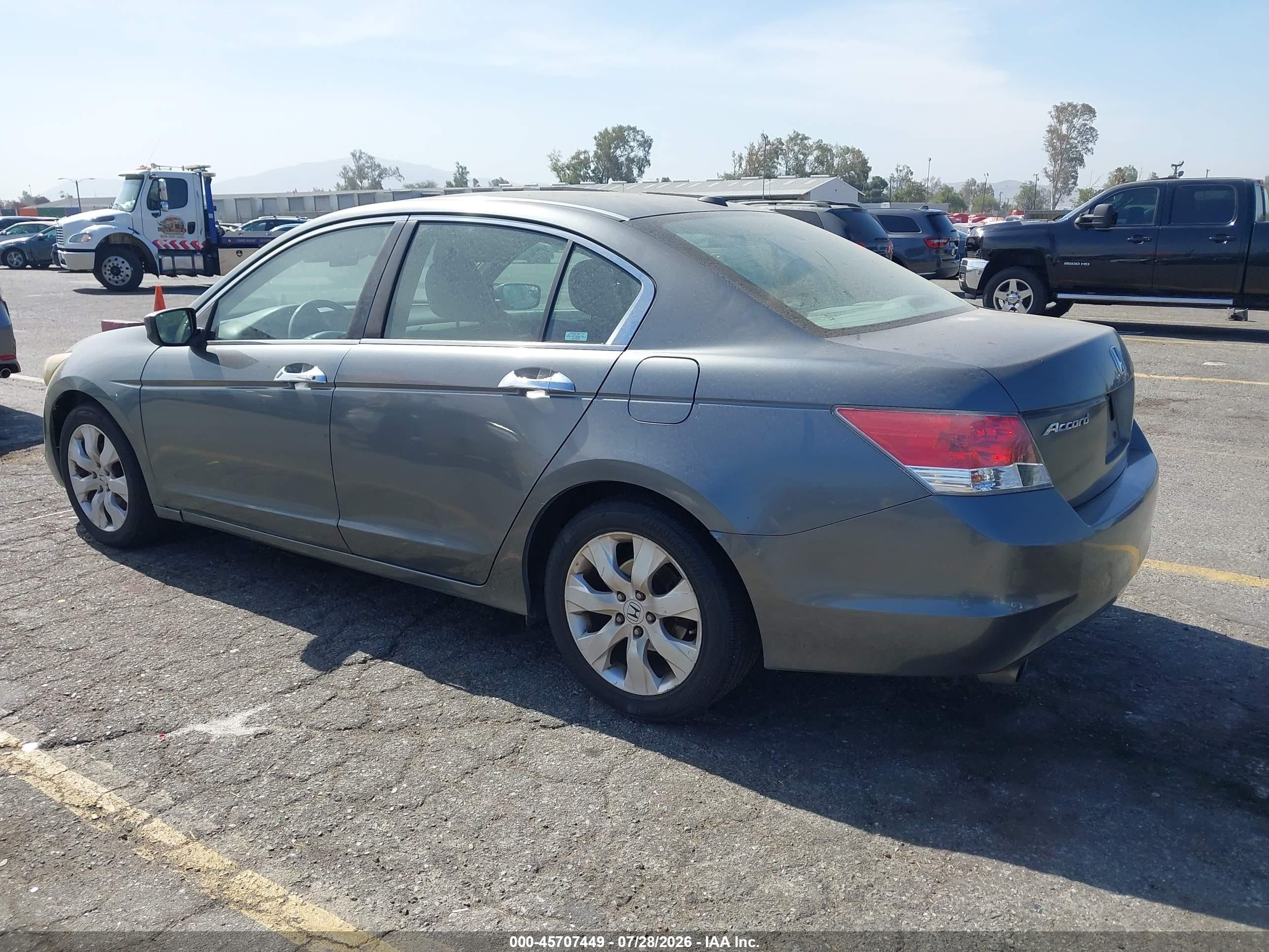 2008 Honda Accord 3.5 Ex-l Gray vin: 1HGCP36818A071724