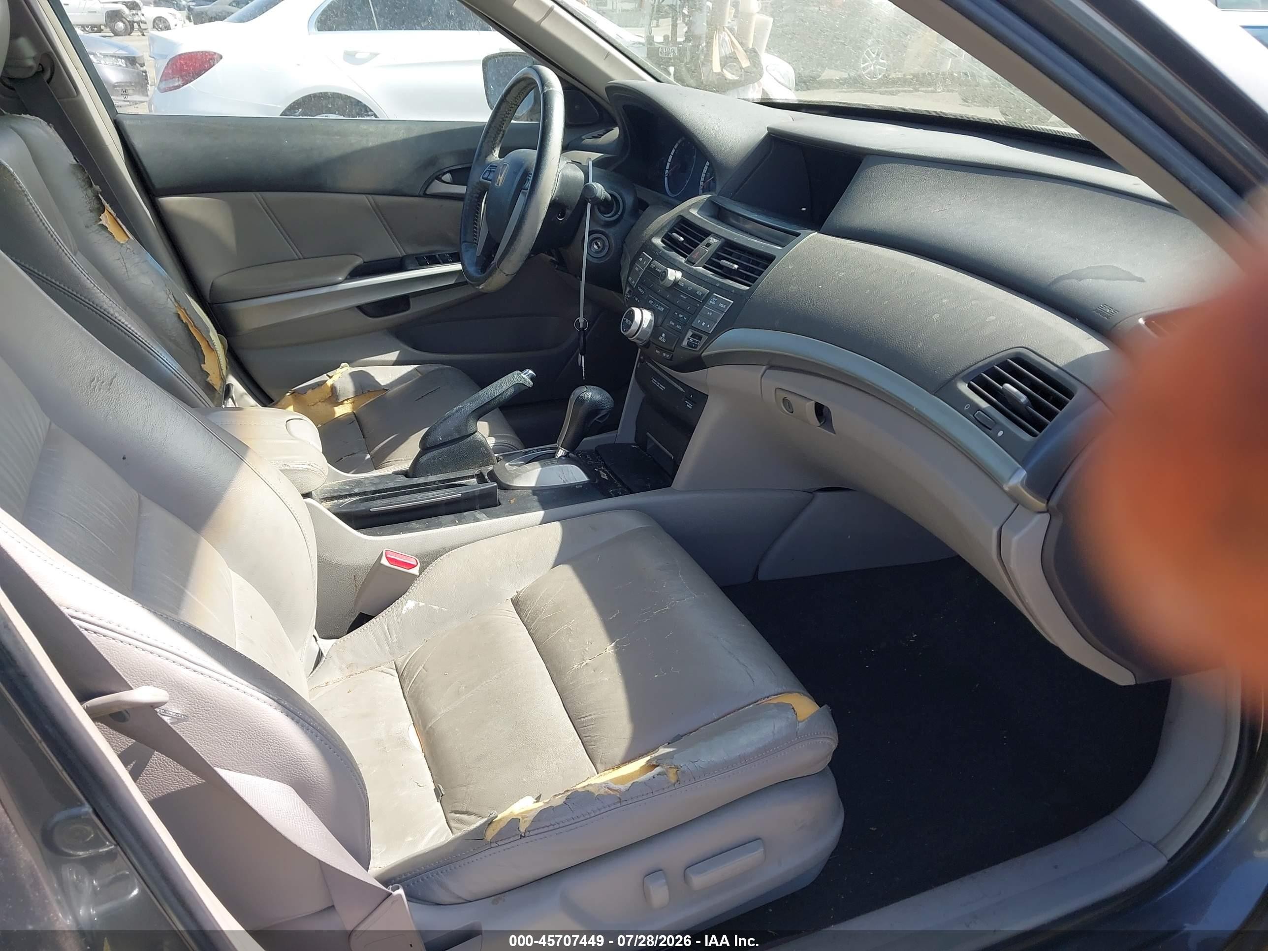 2008 Honda Accord 3.5 Ex-l Gray vin: 1HGCP36818A071724