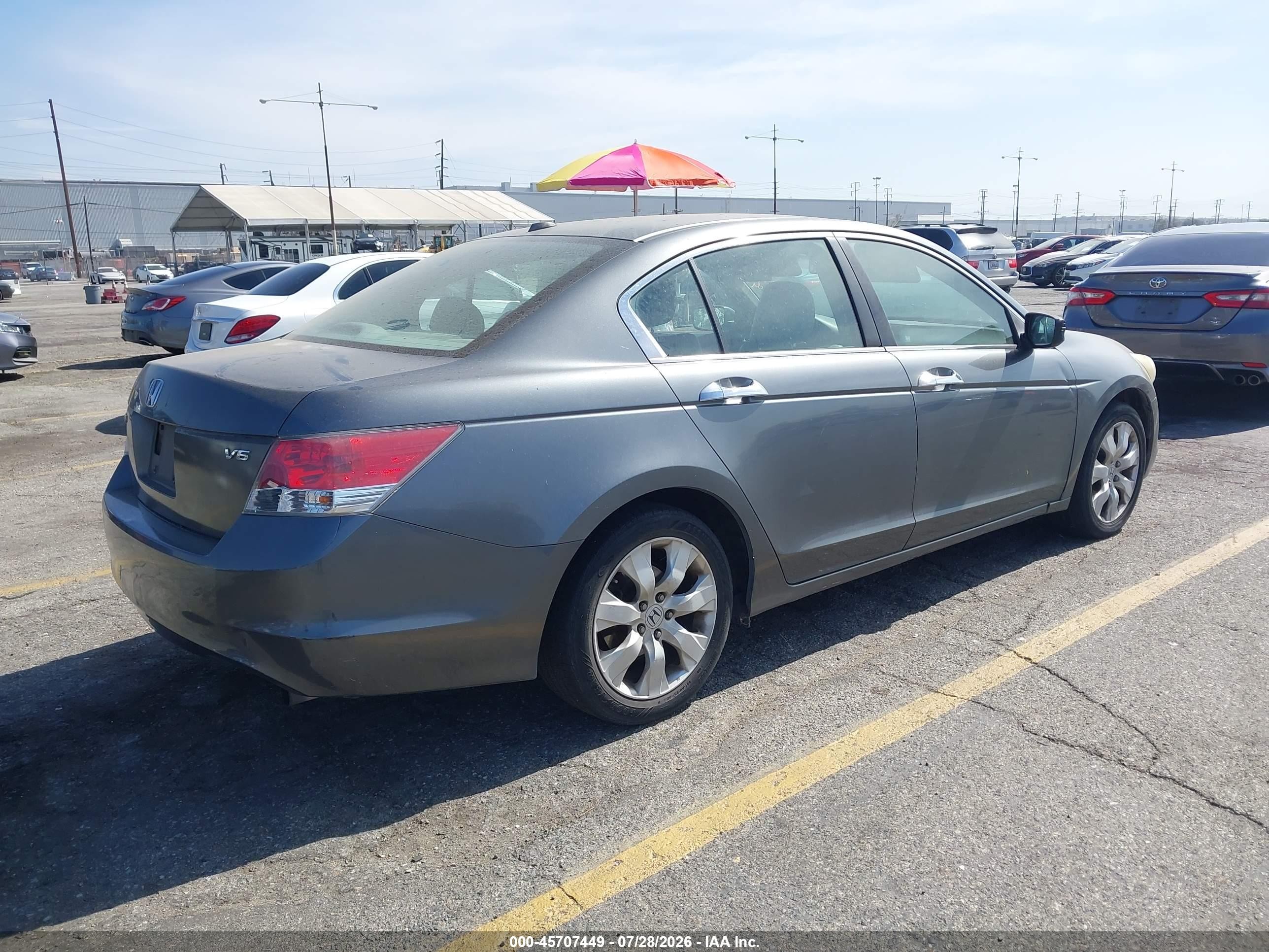 2008 Honda Accord 3.5 Ex-l Gray vin: 1HGCP36818A071724