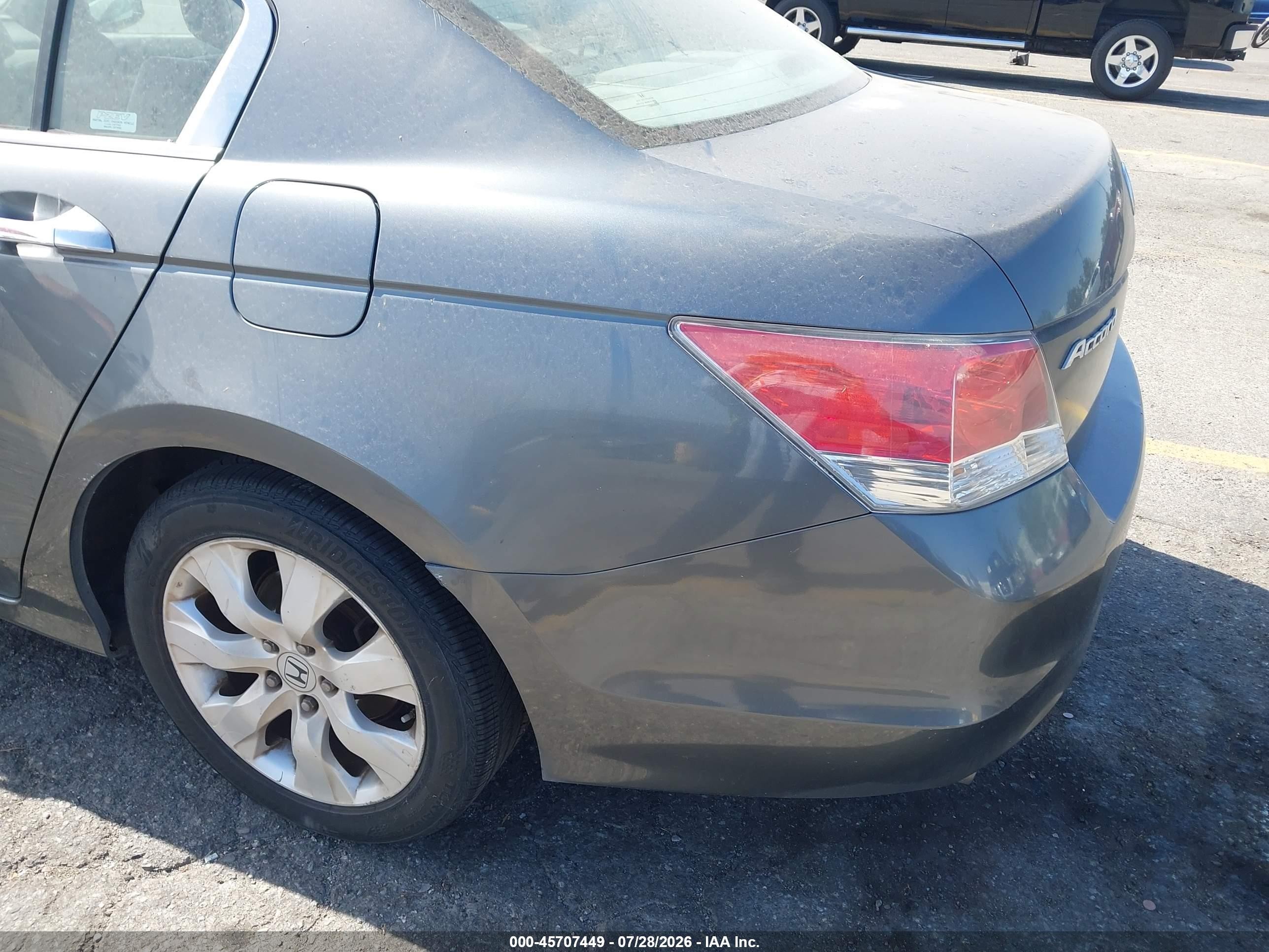 2008 Honda Accord 3.5 Ex-l Gray vin: 1HGCP36818A071724