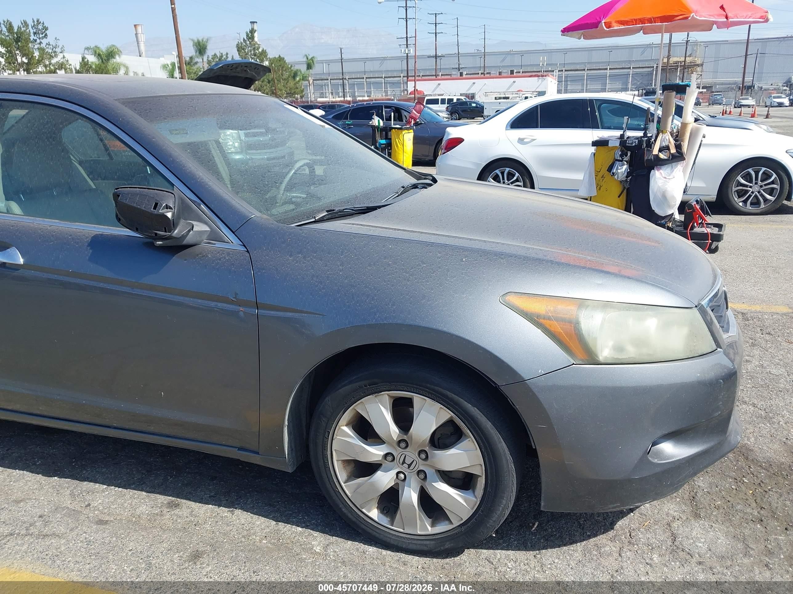 2008 Honda Accord 3.5 Ex-l Gray vin: 1HGCP36818A071724