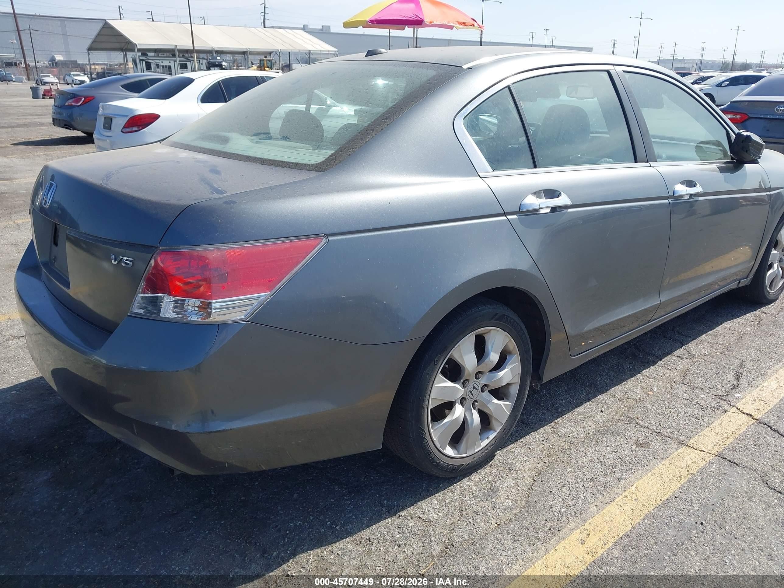 2008 Honda Accord 3.5 Ex-l Gray vin: 1HGCP36818A071724