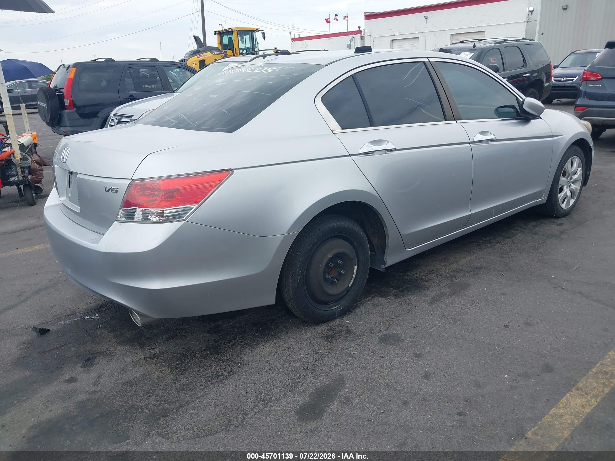 2008 Honda Accord 3.5 Ex-l Silver vin: 1HGCP36818A072212