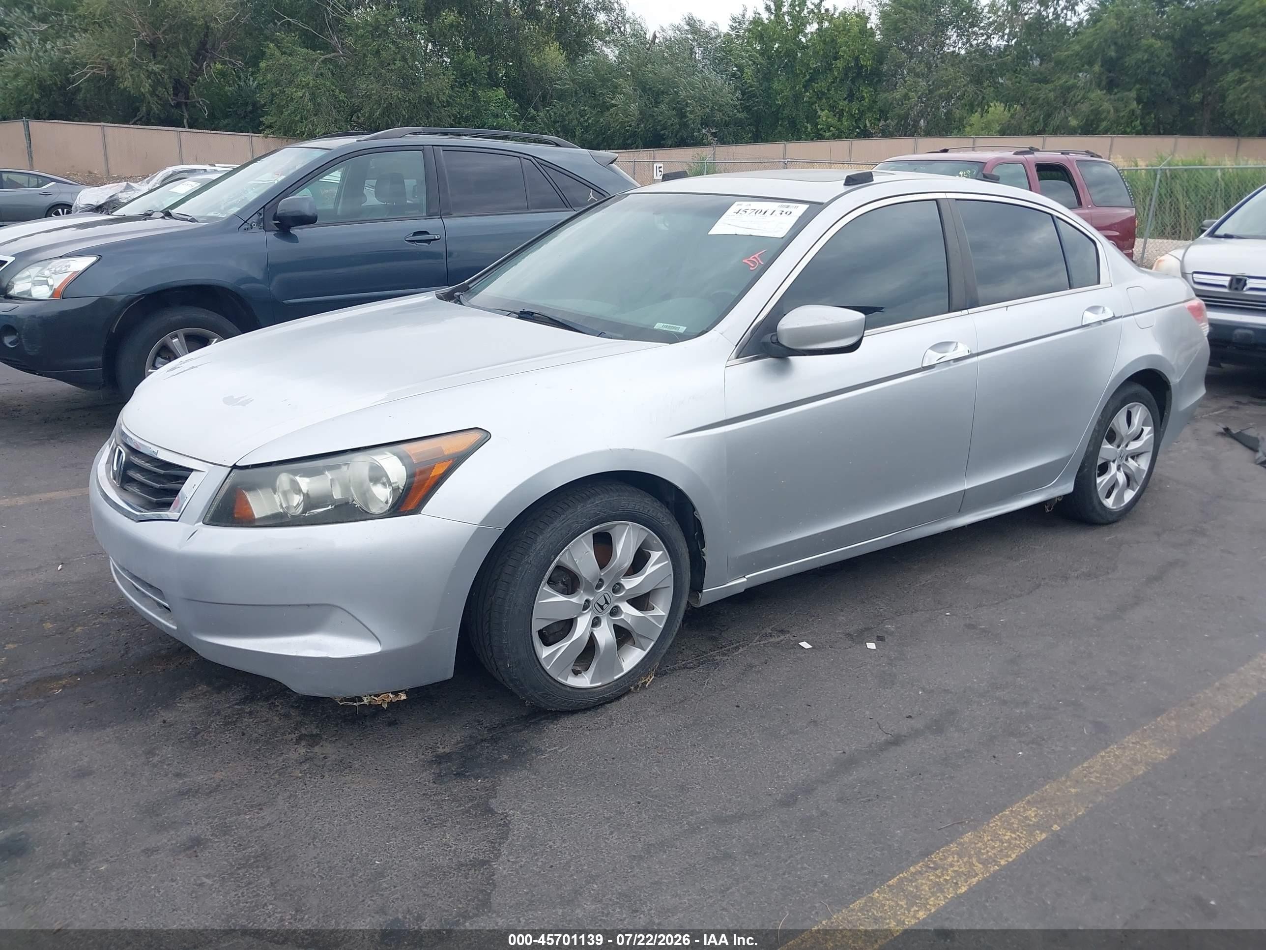 2008 Honda Accord 3.5 Ex-l Silver vin: 1HGCP36818A072212