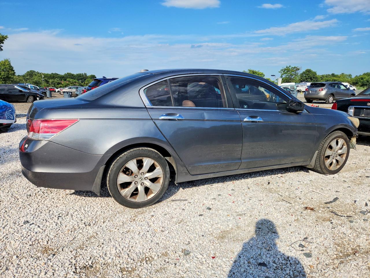 2008 Honda Accord Exl Gray vin: 1HGCP36818A075918