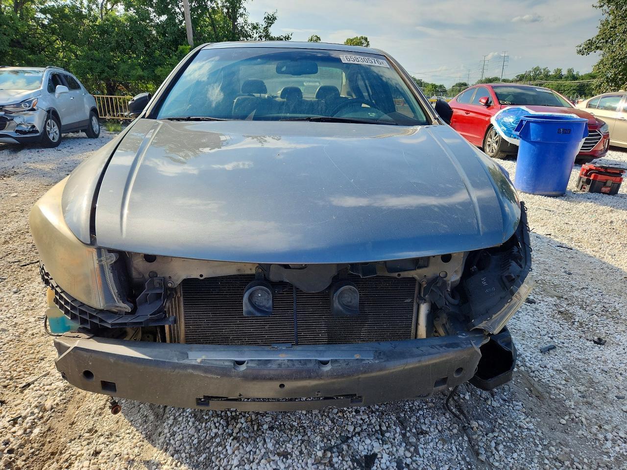 2008 Honda Accord Exl Gray vin: 1HGCP36818A075918