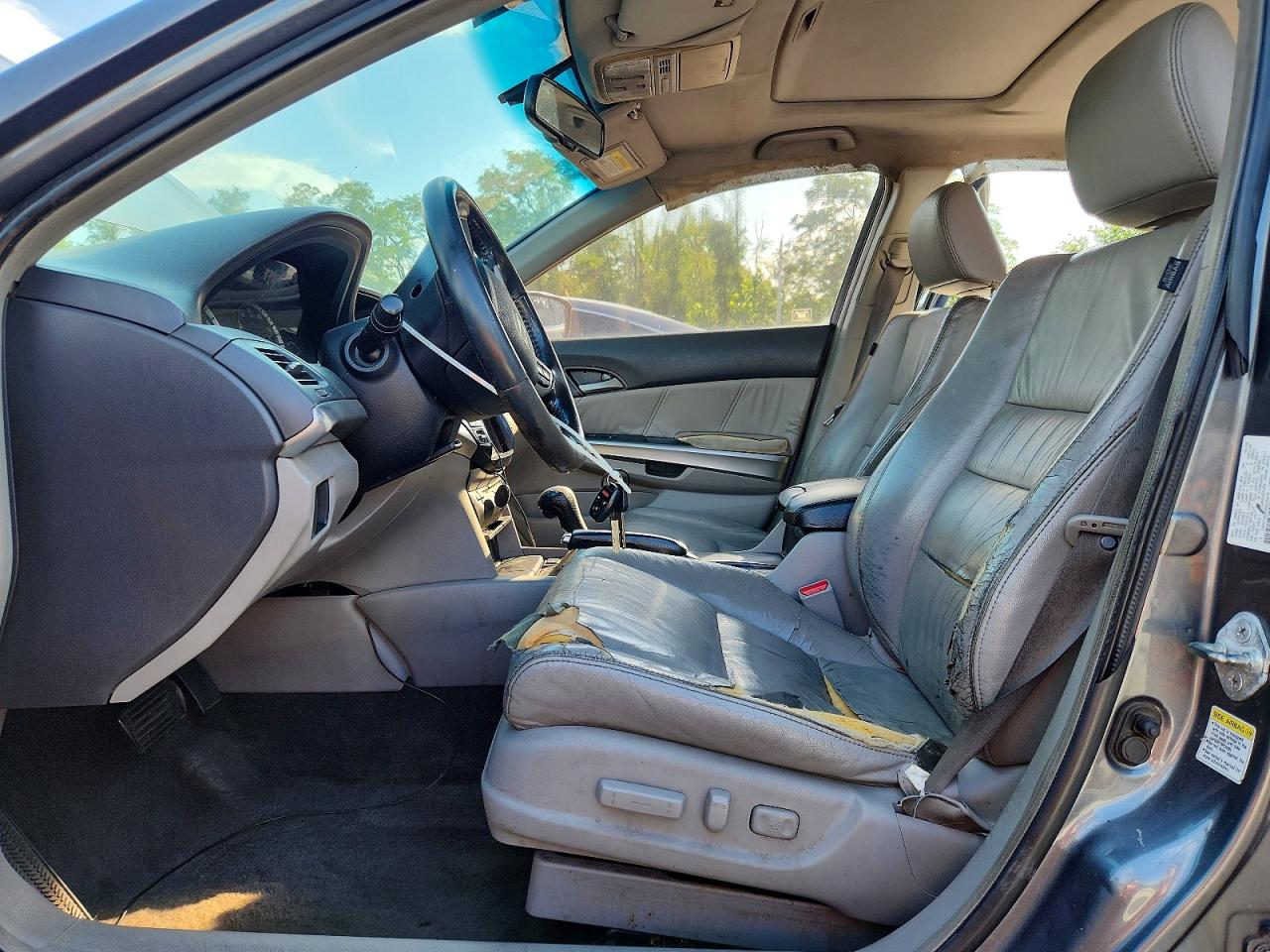 2008 Honda Accord Exl Gray vin: 1HGCP36818A075918