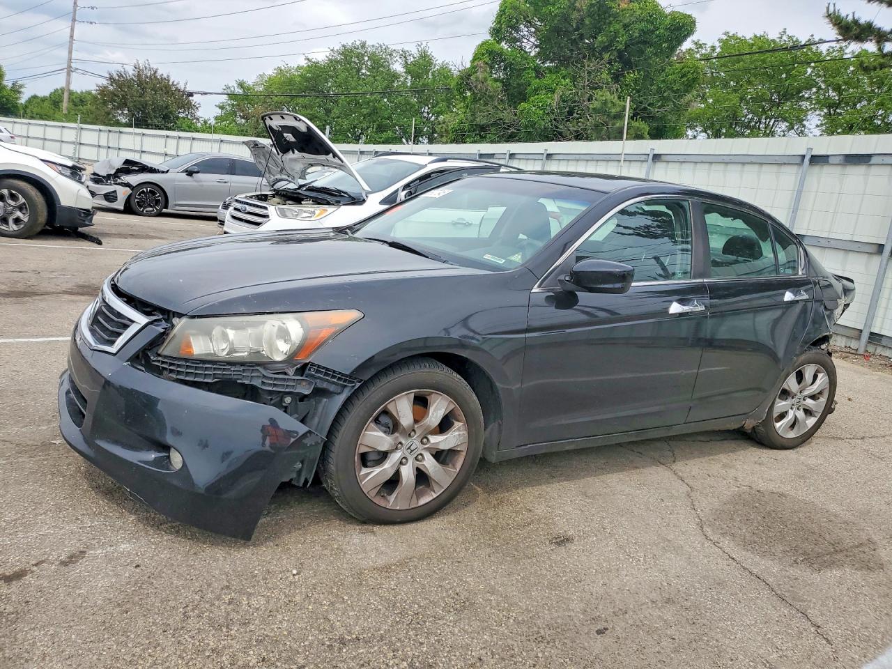 2008 Honda Accord Exl Black vin: 1HGCP36818A080925