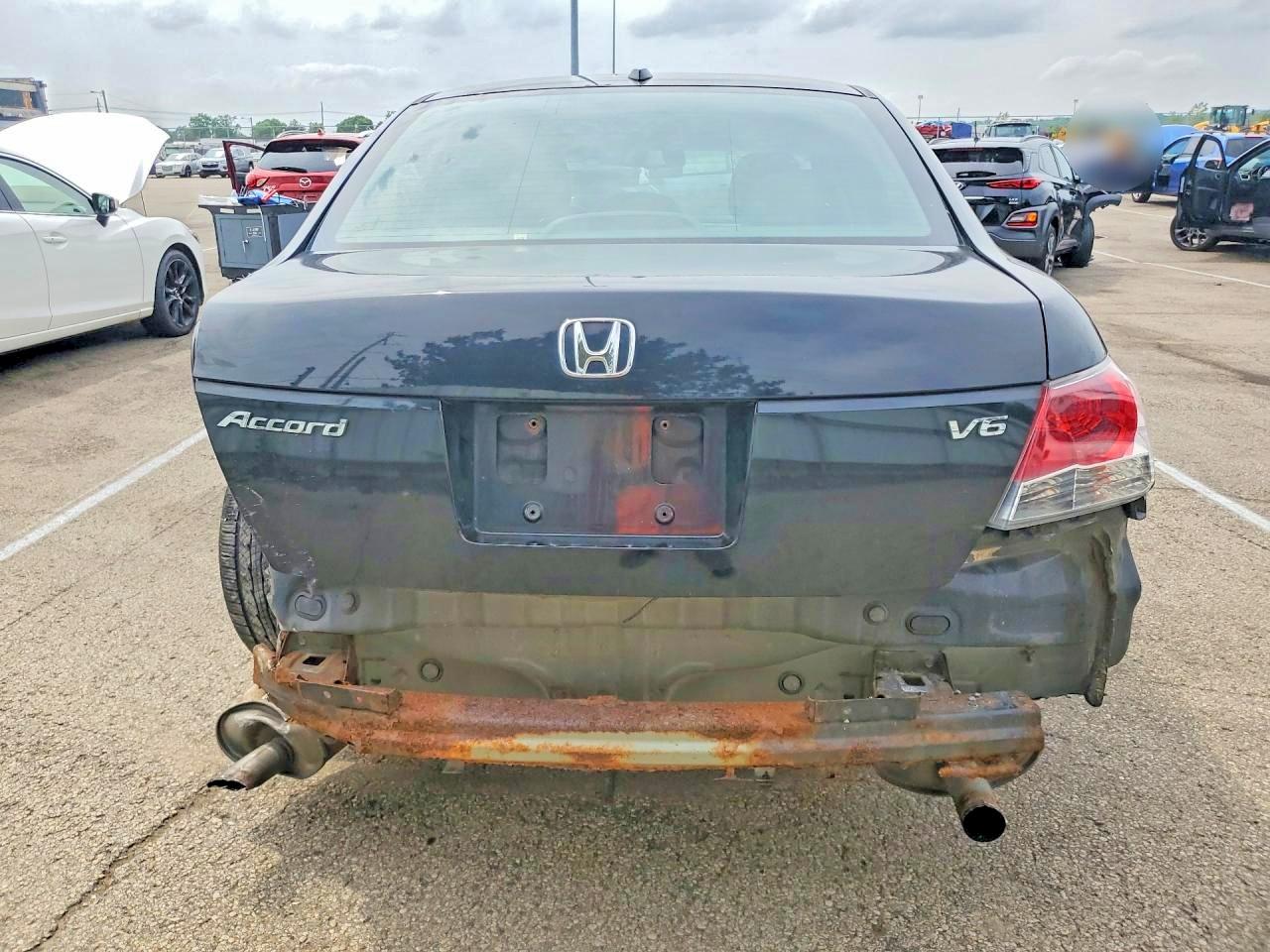 2008 Honda Accord Exl Черный vin: 1HGCP36818A080925