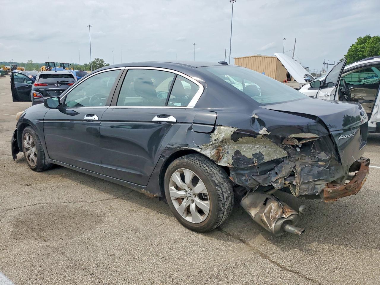 2008 Honda Accord Exl Черный vin: 1HGCP36818A080925