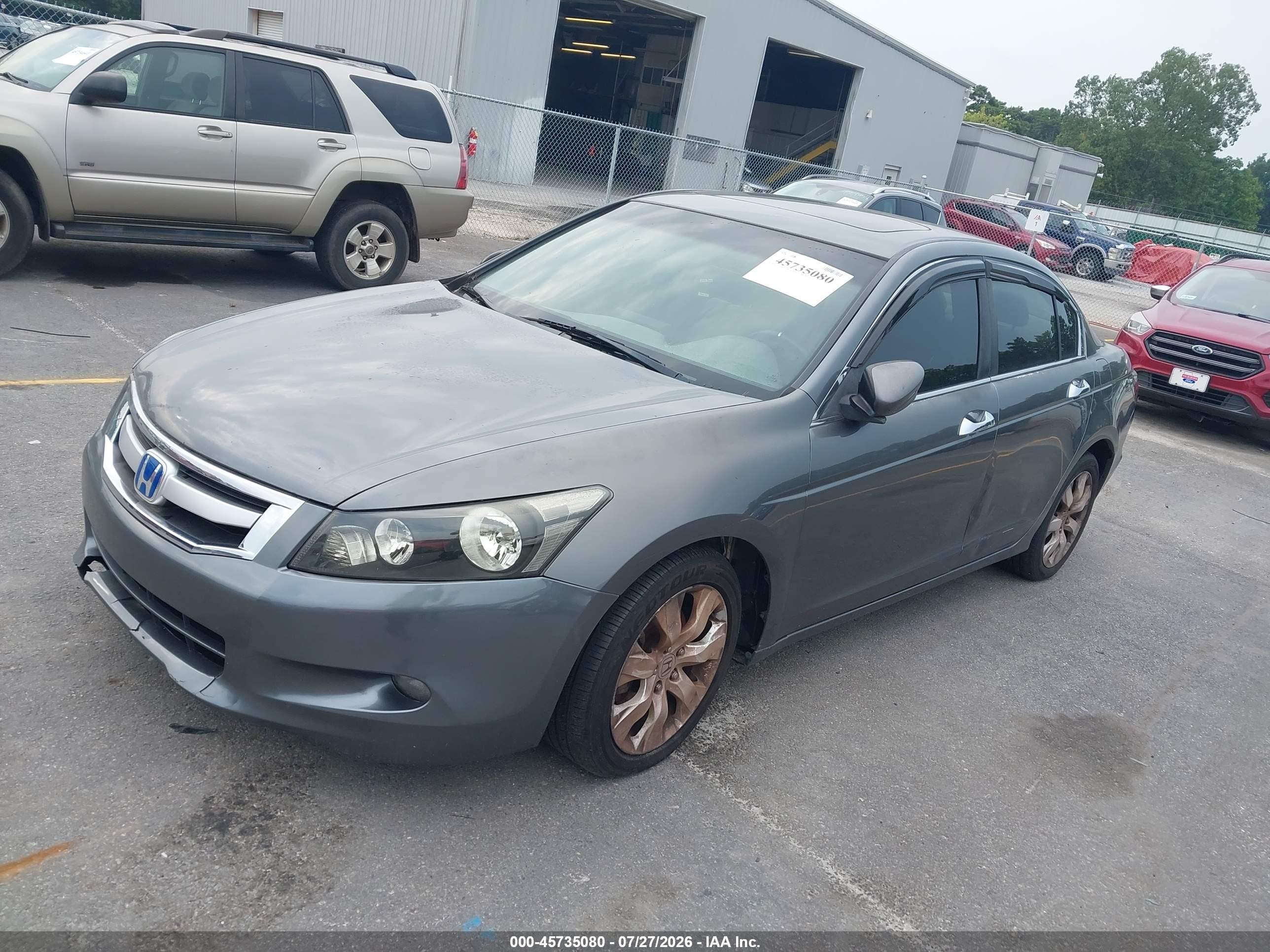 2008 Honda Accord 3.5 Ex-l Gray vin: 1HGCP36818A081010