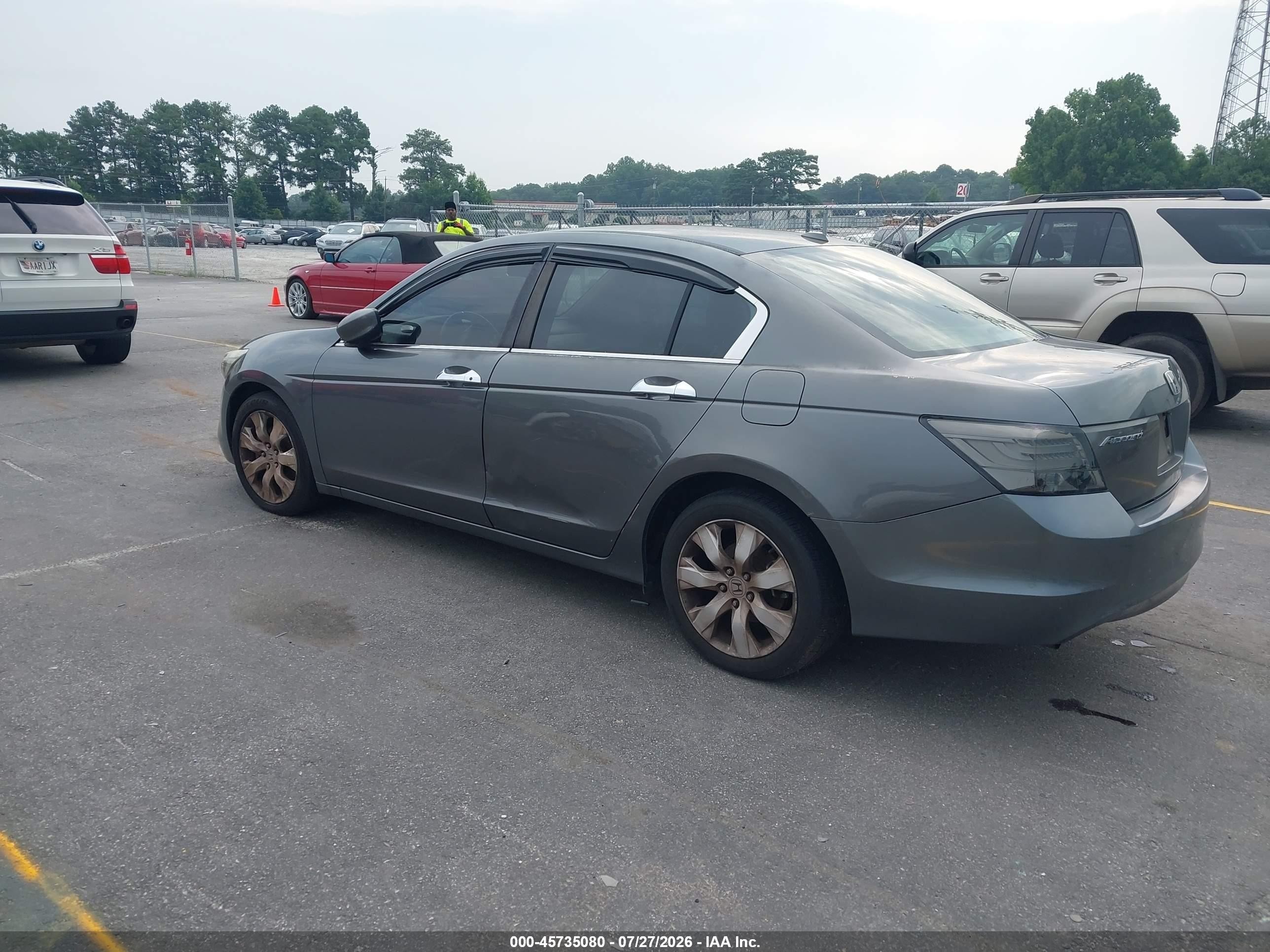 2008 Honda Accord 3.5 Ex-l Gray vin: 1HGCP36818A081010