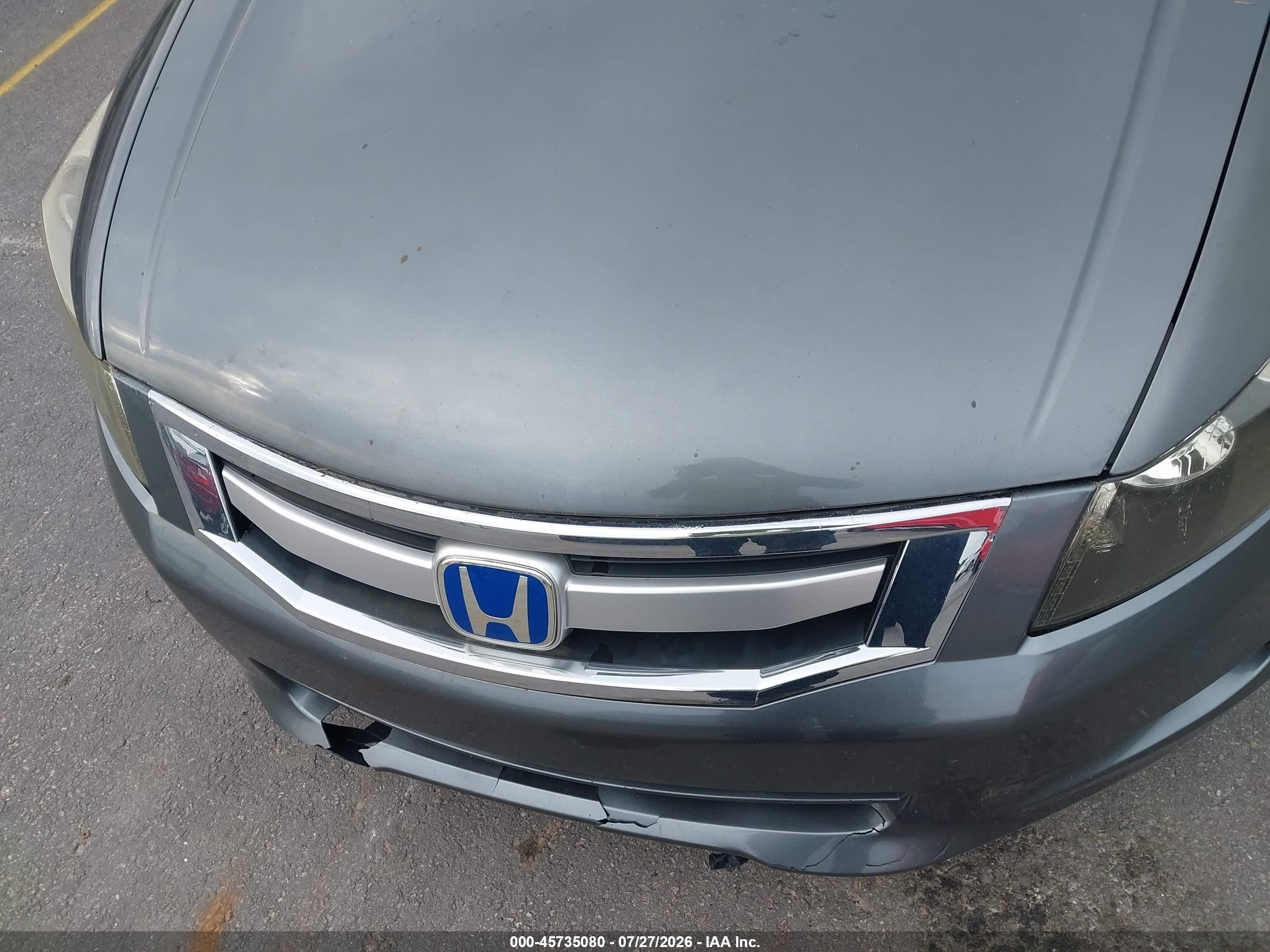 2008 Honda Accord 3.5 Ex-l Gray vin: 1HGCP36818A081010