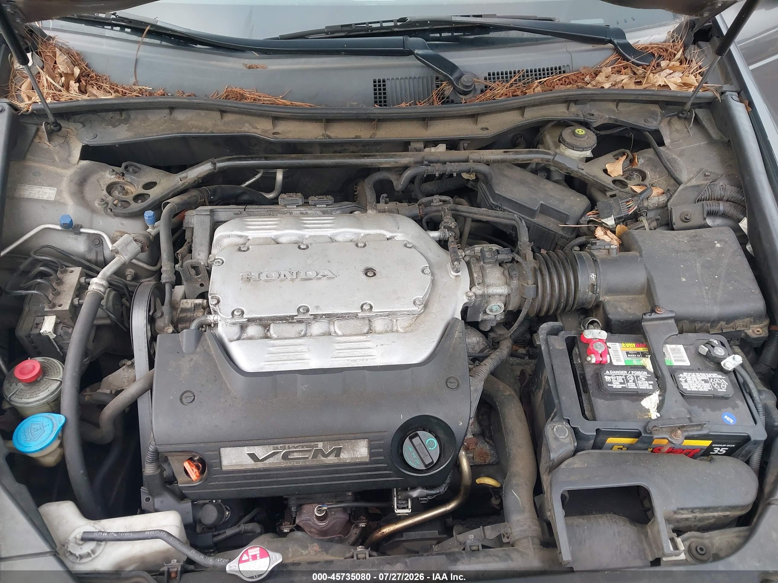 2008 Honda Accord 3.5 Ex-l Gray vin: 1HGCP36818A081010