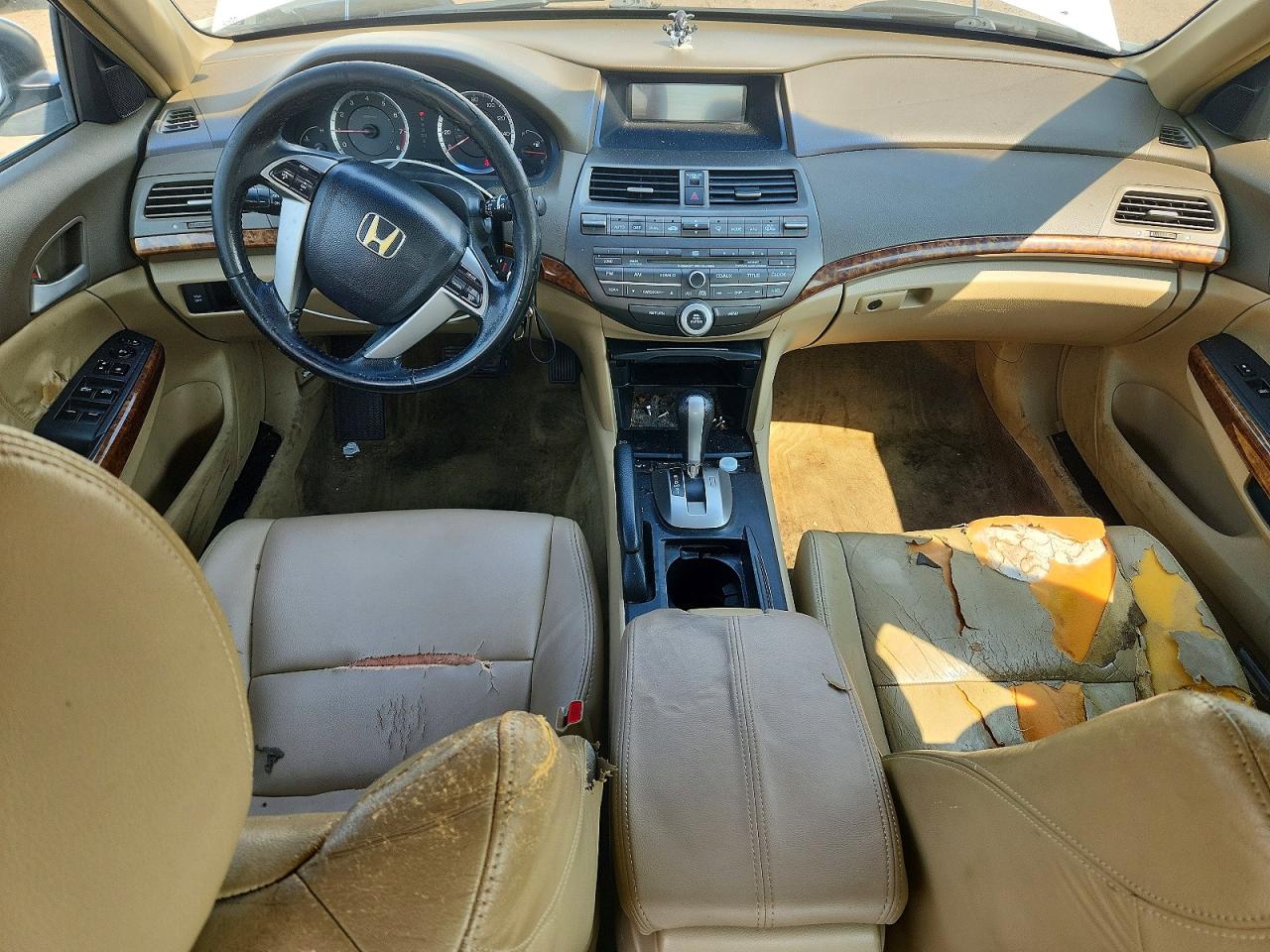 2008 Honda Accord Exl White vin: 1HGCP36818A085655