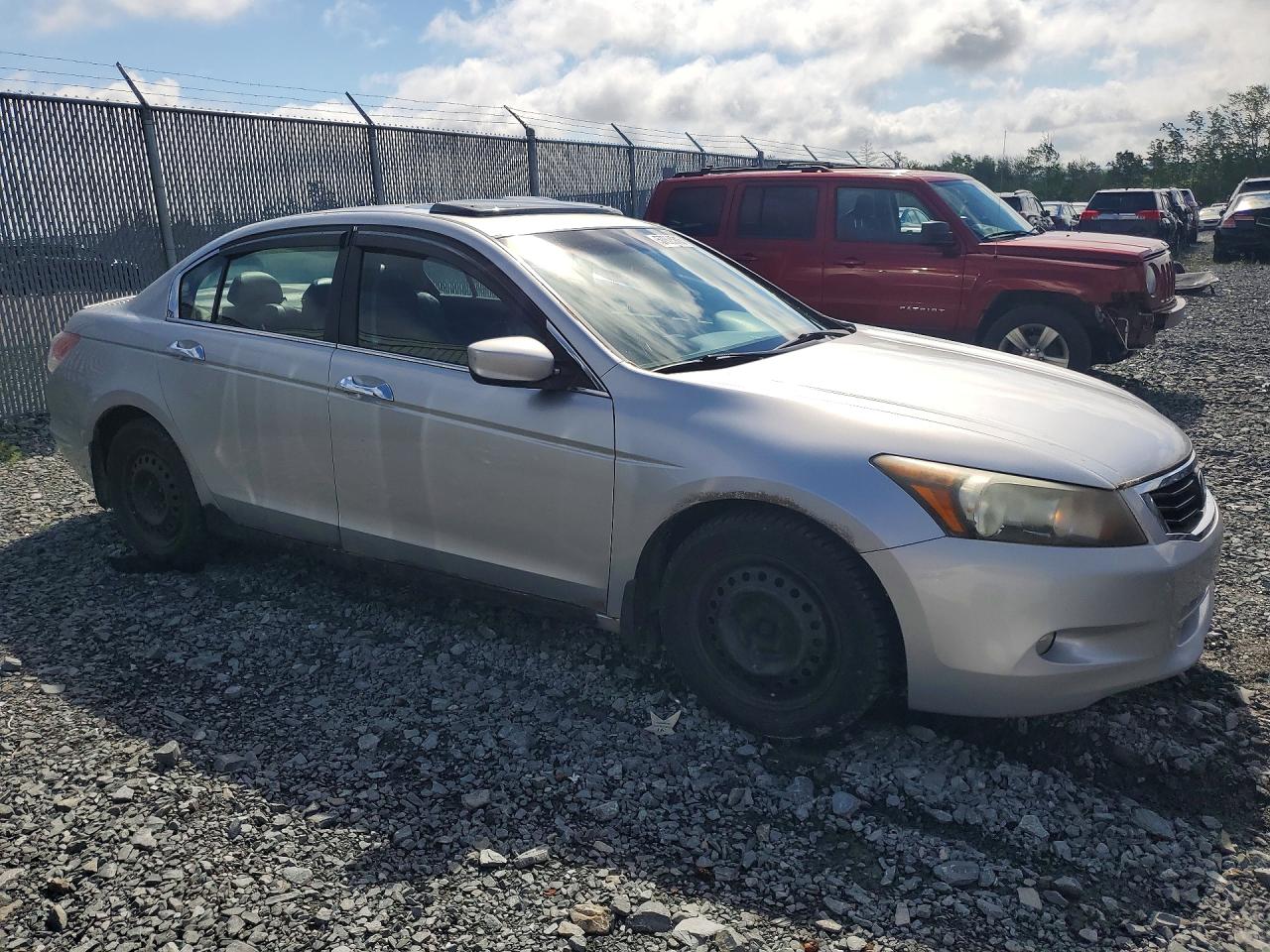 2008 Honda Accord Exl Silver vin: 1HGCP36818A801051