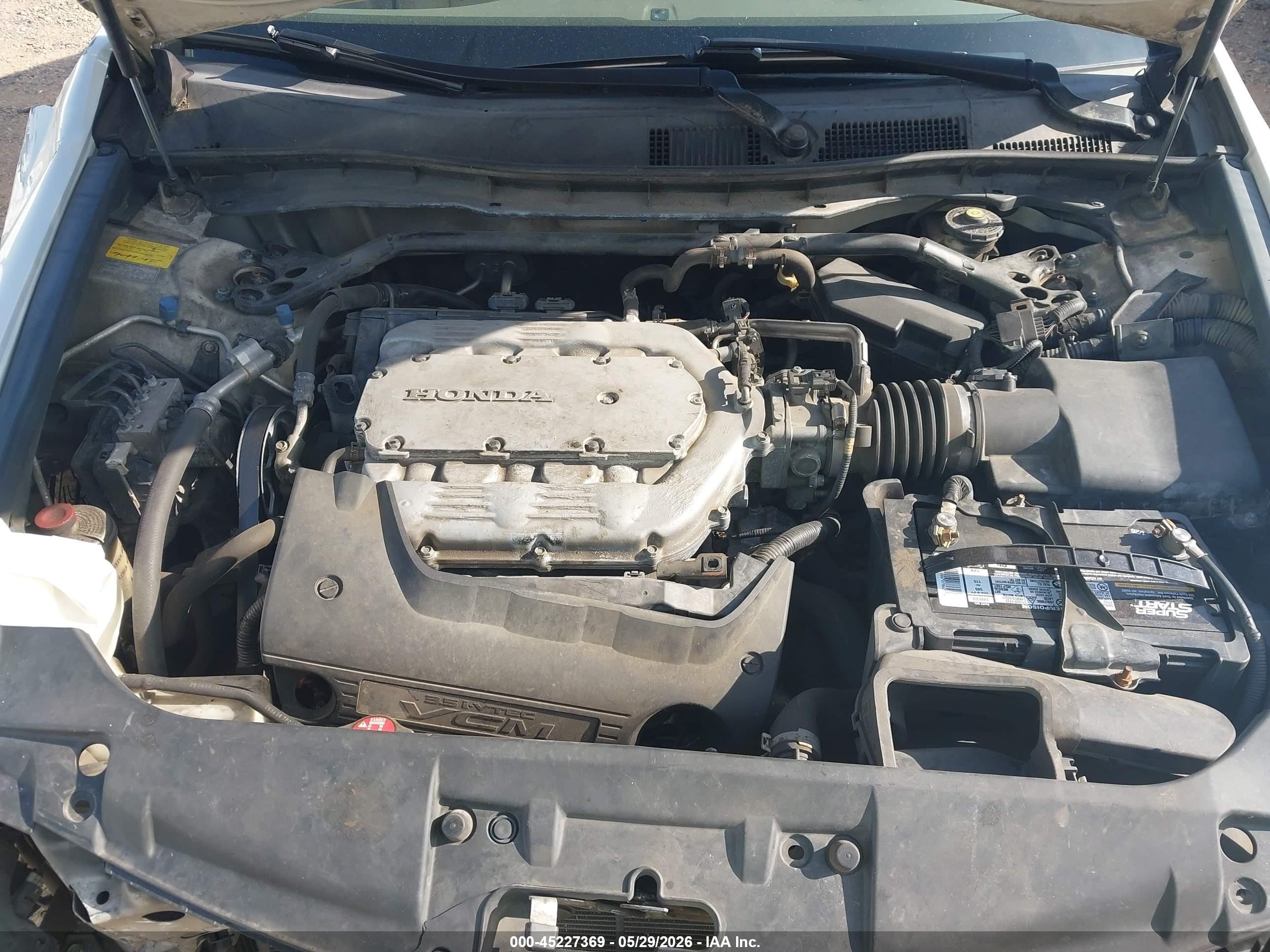 2009 Honda Accord 3.5 Ex-l White vin: 1HGCP36819A000606