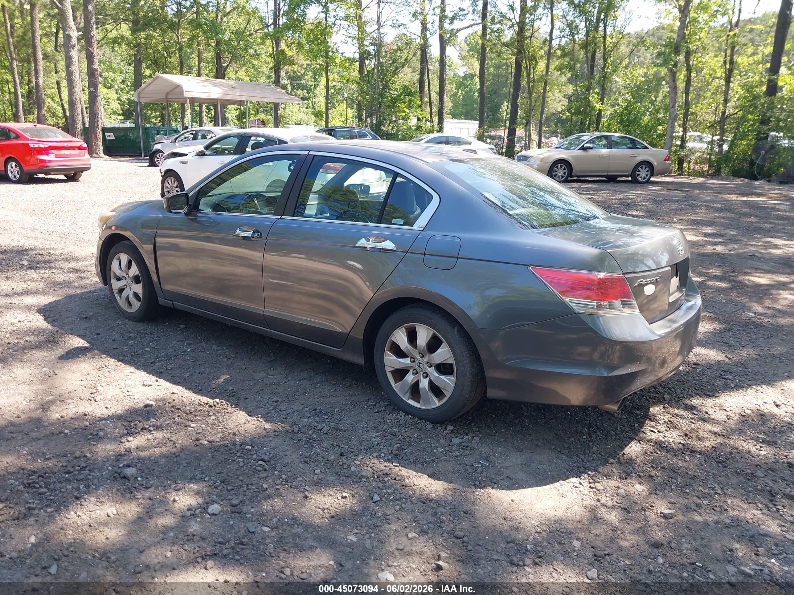 2009 Honda Accord 3.5 Ex-l Gray vin: 1HGCP36819A015655