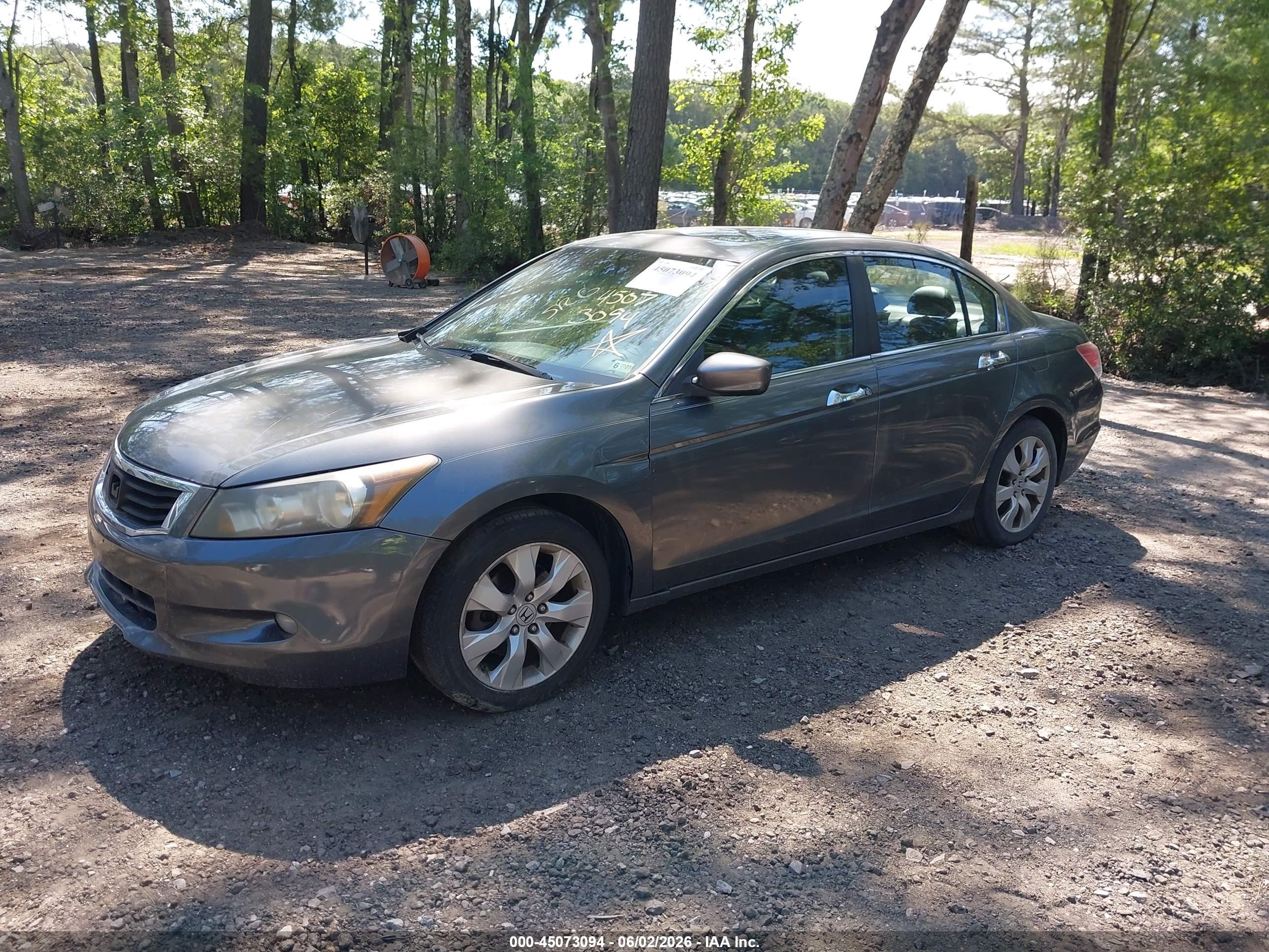 2009 Honda Accord 3.5 Ex-l Gray vin: 1HGCP36819A015655