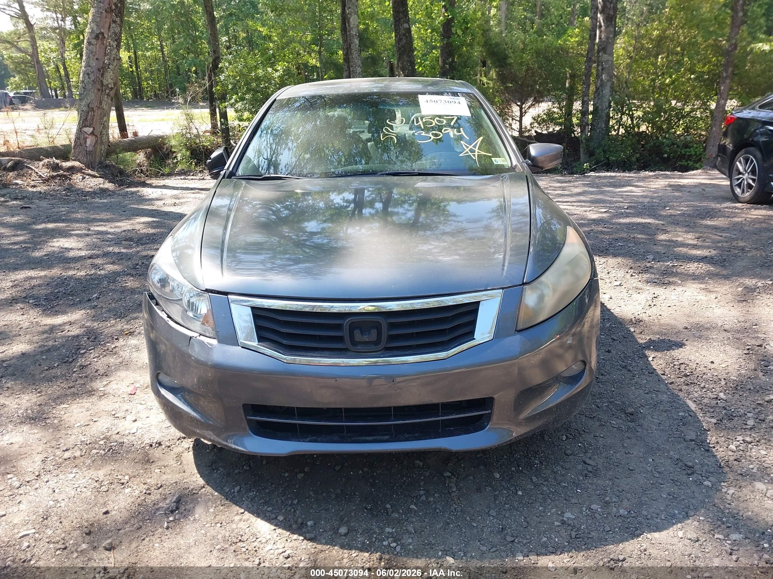 2009 Honda Accord 3.5 Ex-l Gray vin: 1HGCP36819A015655