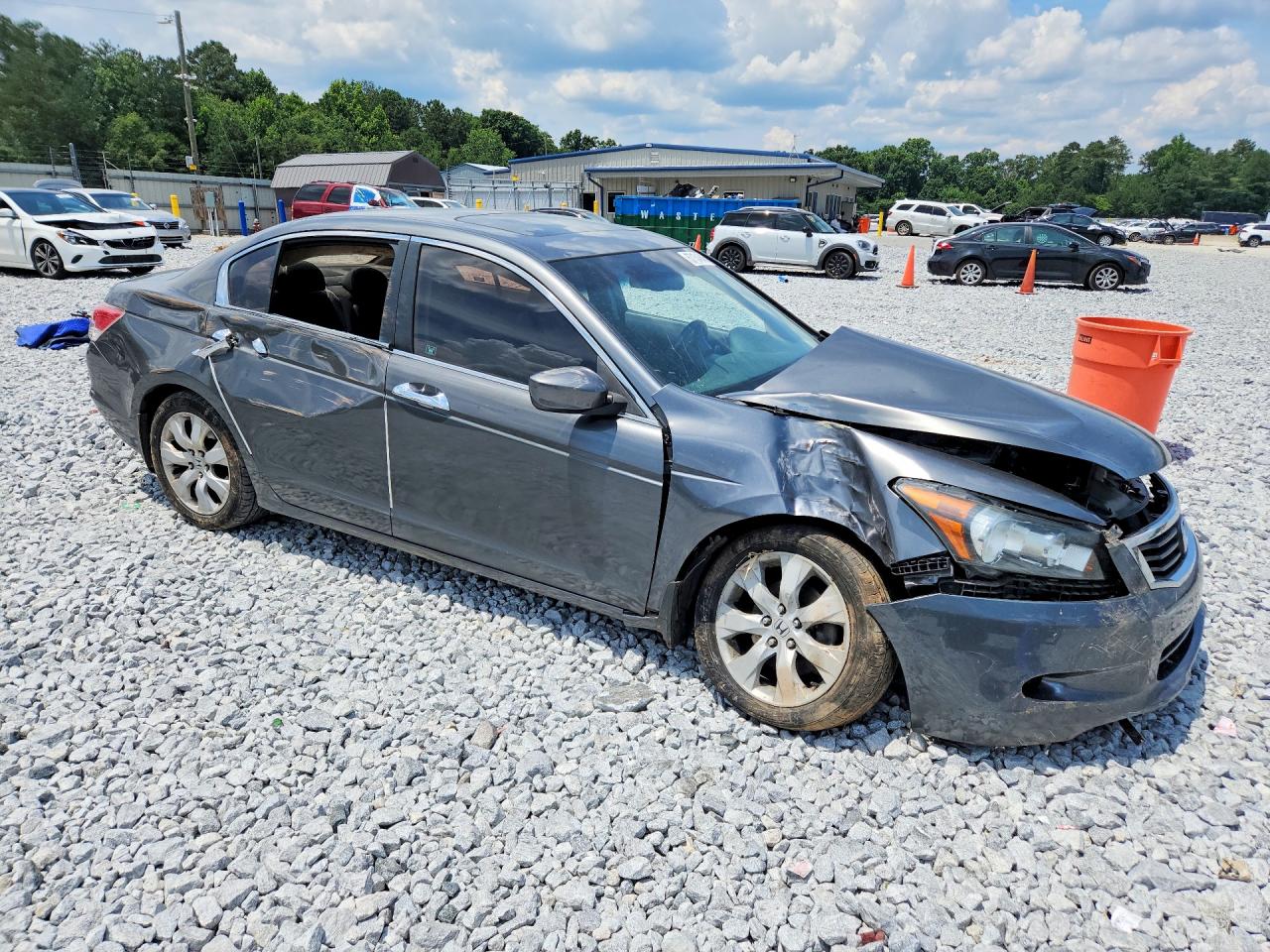 2009 Honda Accord Exl Gray vin: 1HGCP36819A021293