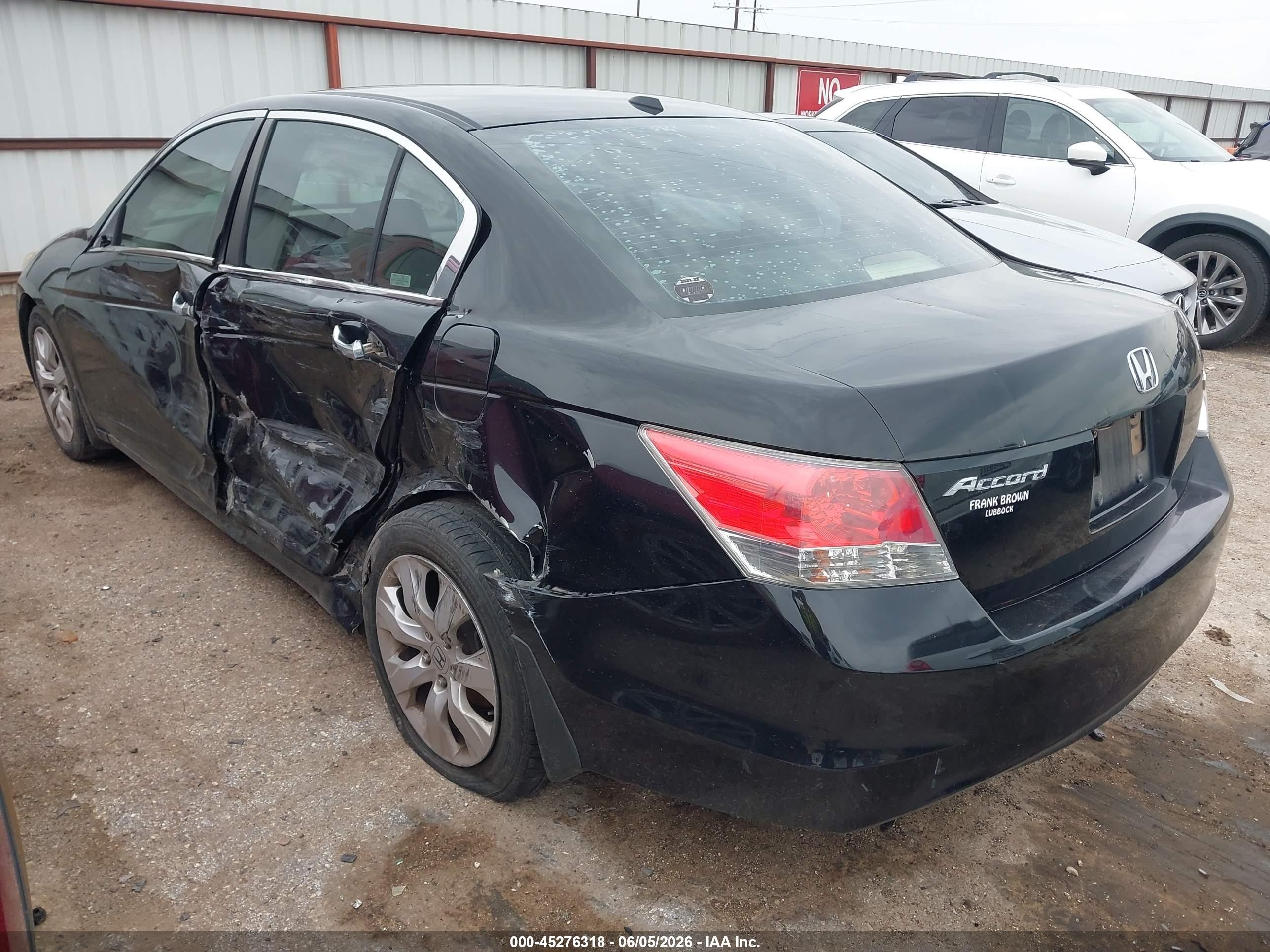 2009 Honda Accord 3.5 Ex-l Black vin: 1HGCP36819A026946