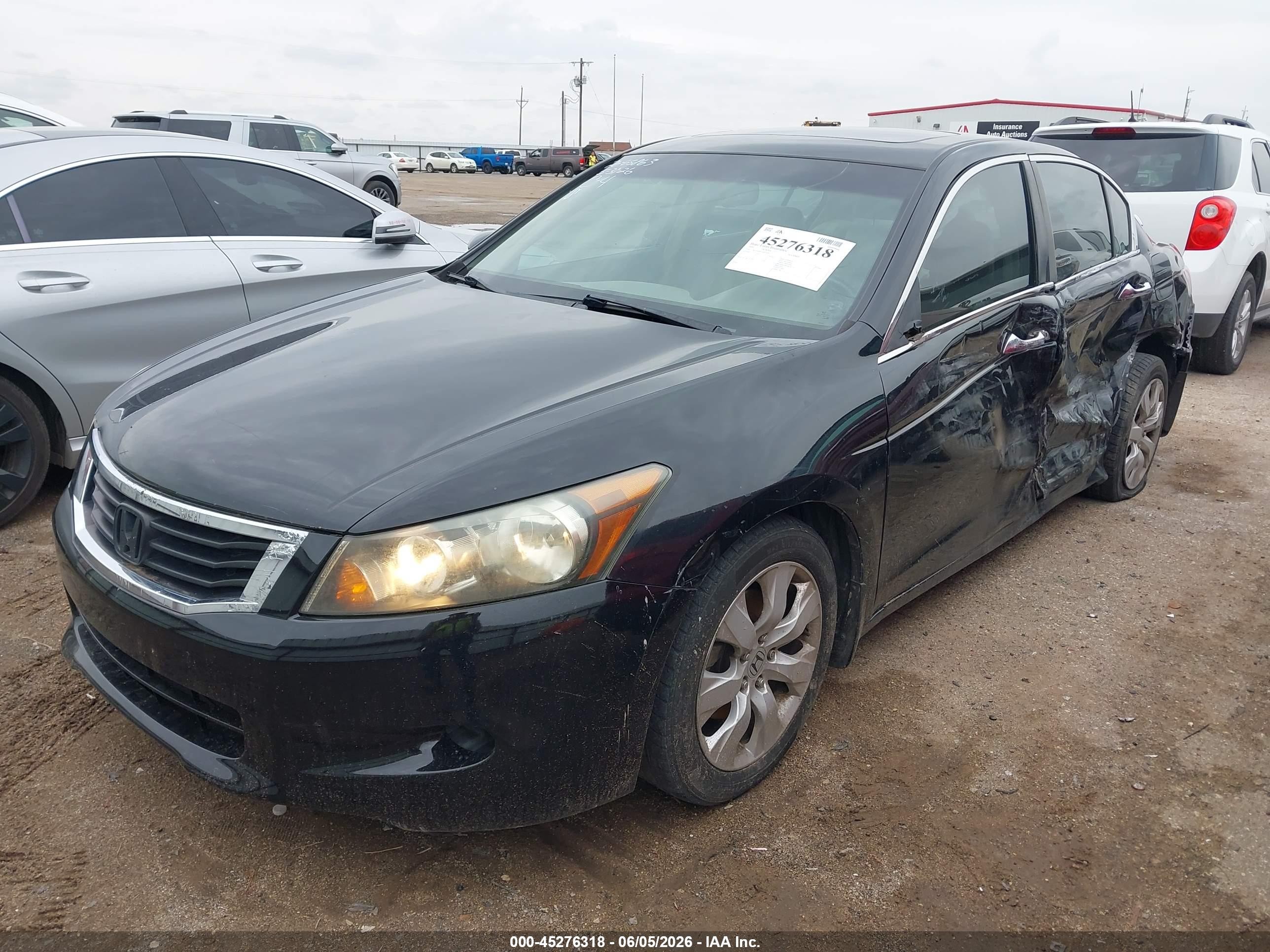 2009 Honda Accord 3.5 Ex-l Black vin: 1HGCP36819A026946