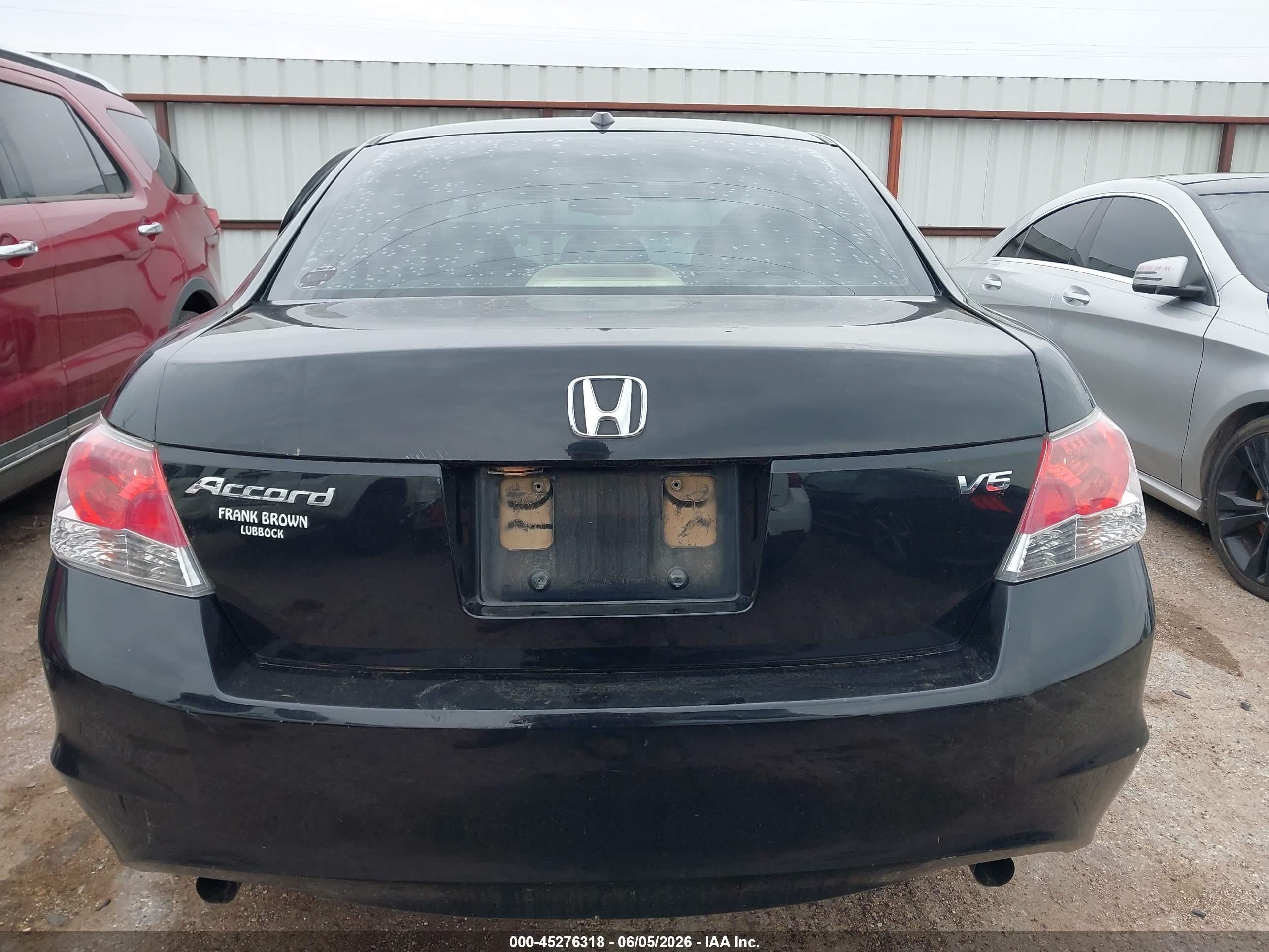 2009 Honda Accord 3.5 Ex-l Black vin: 1HGCP36819A026946