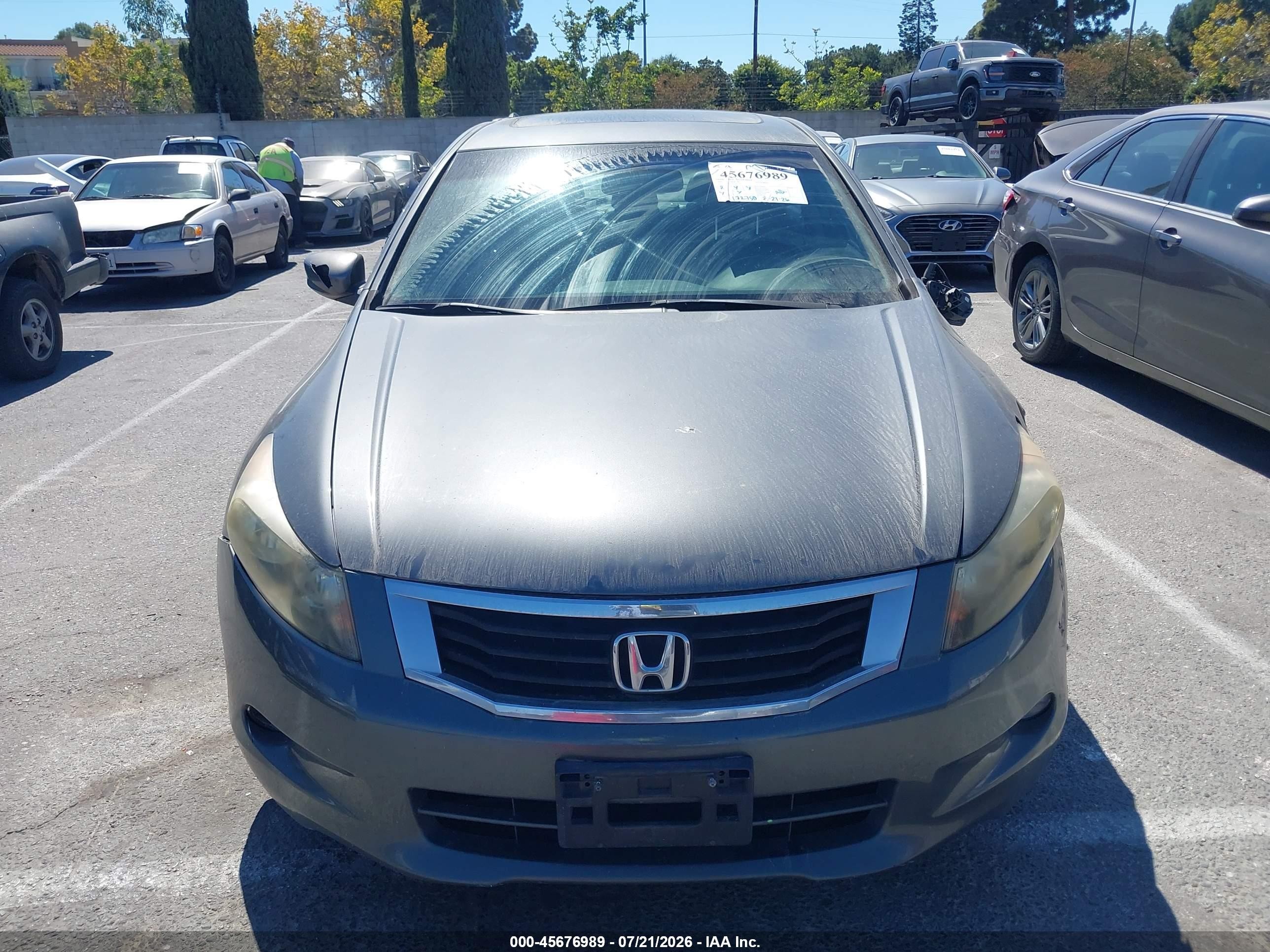 2009 Honda Accord 3.5 Ex-l Серый vin: 1HGCP36819A039597