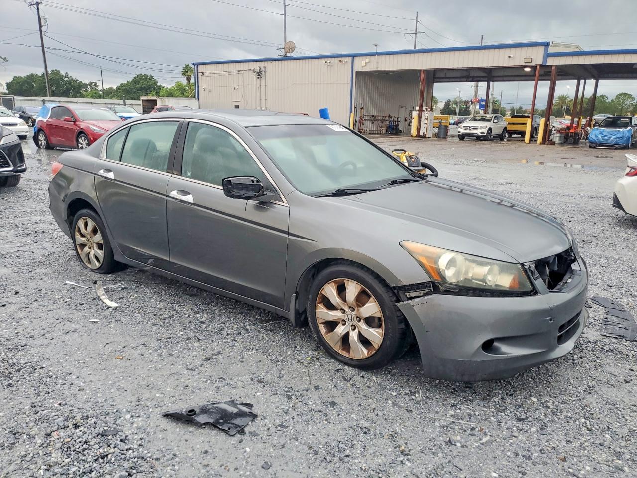 2009 Honda Accord Exl Gray vin: 1HGCP36819A040068