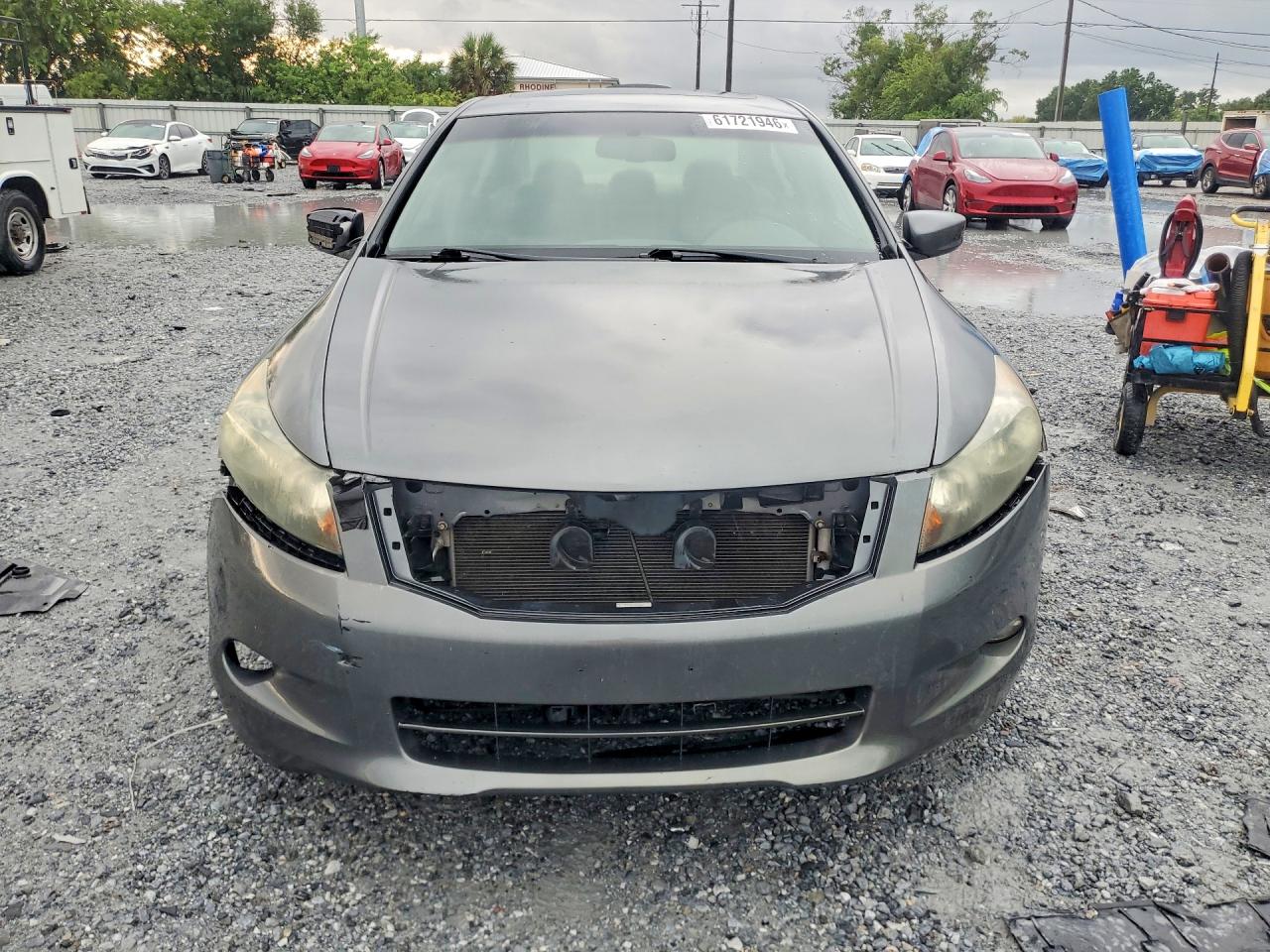 2009 Honda Accord Exl Gray vin: 1HGCP36819A040068