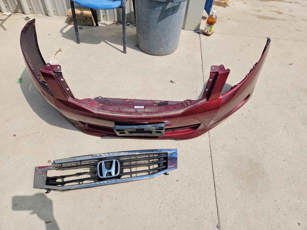 2009 Honda Accord Exl Maroon vin: 1HGCP36819A040393